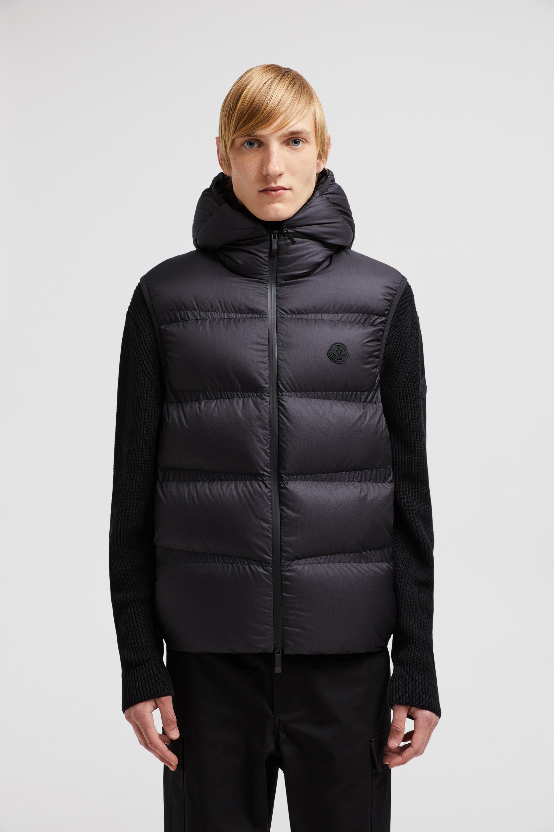 Moncler long vest deals