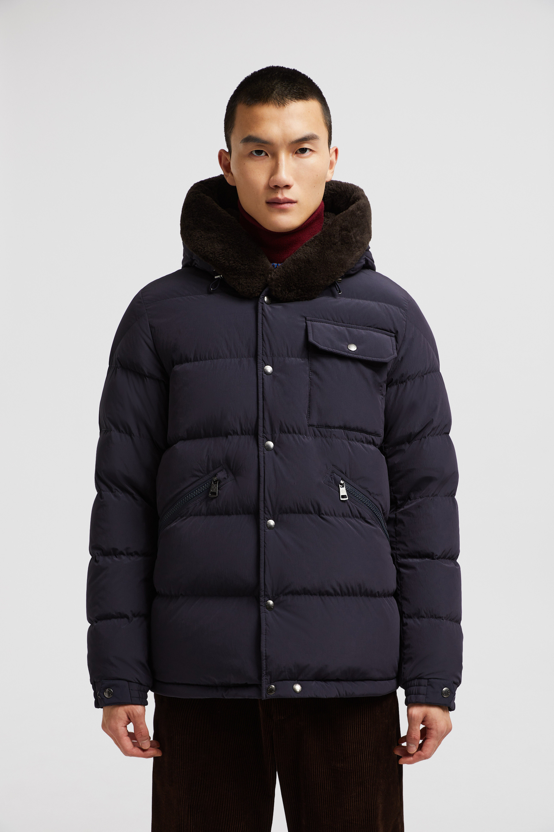 Moncler short parka best sale