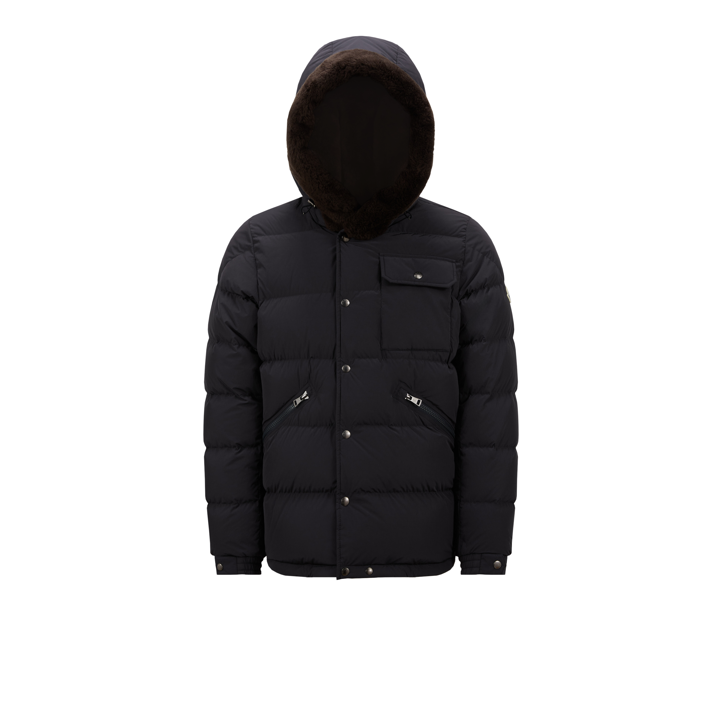 Shop Moncler Collection Doudoune Courte Marcelettes In Blue