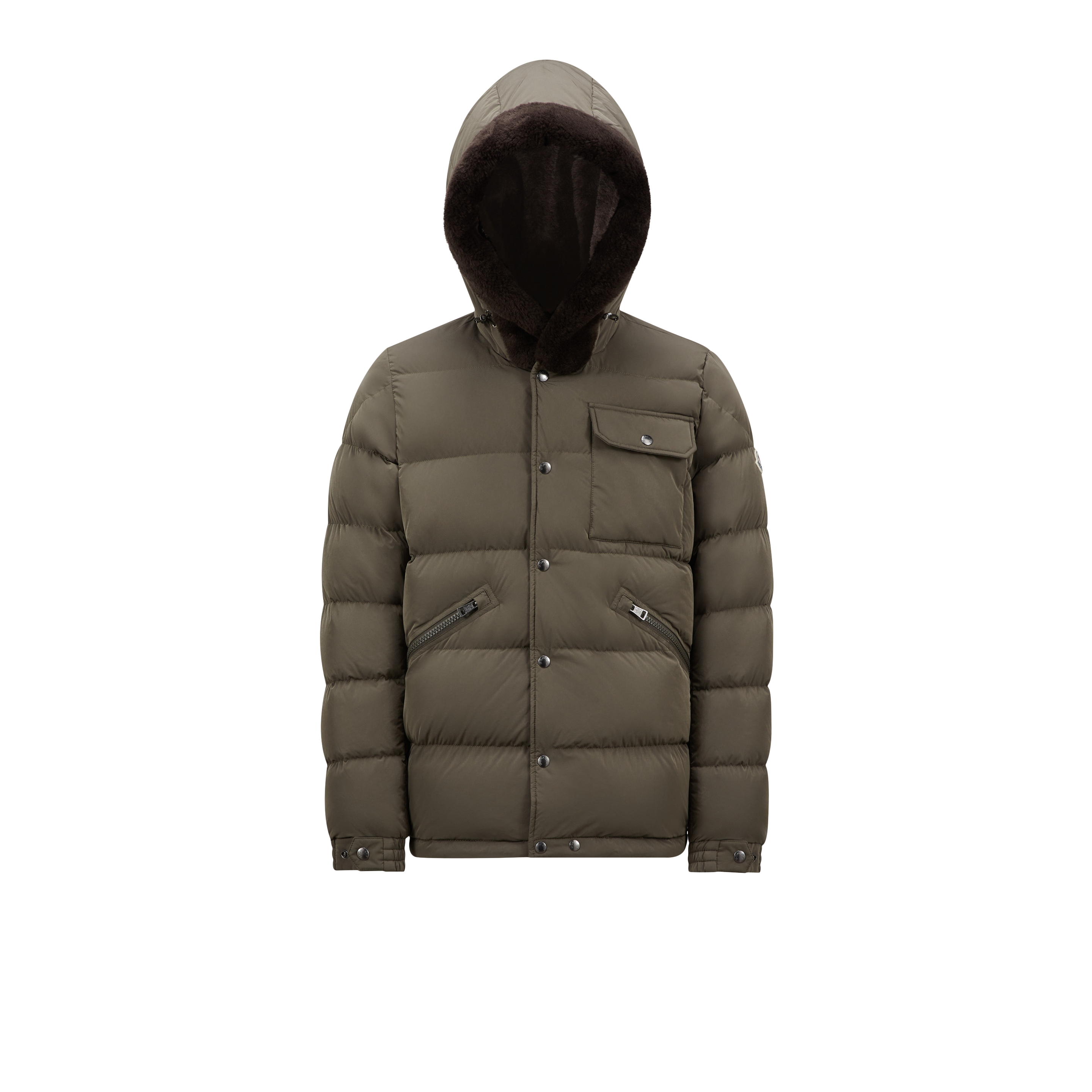 Moncler Collection Doudoune Courte Marcelettes In Green