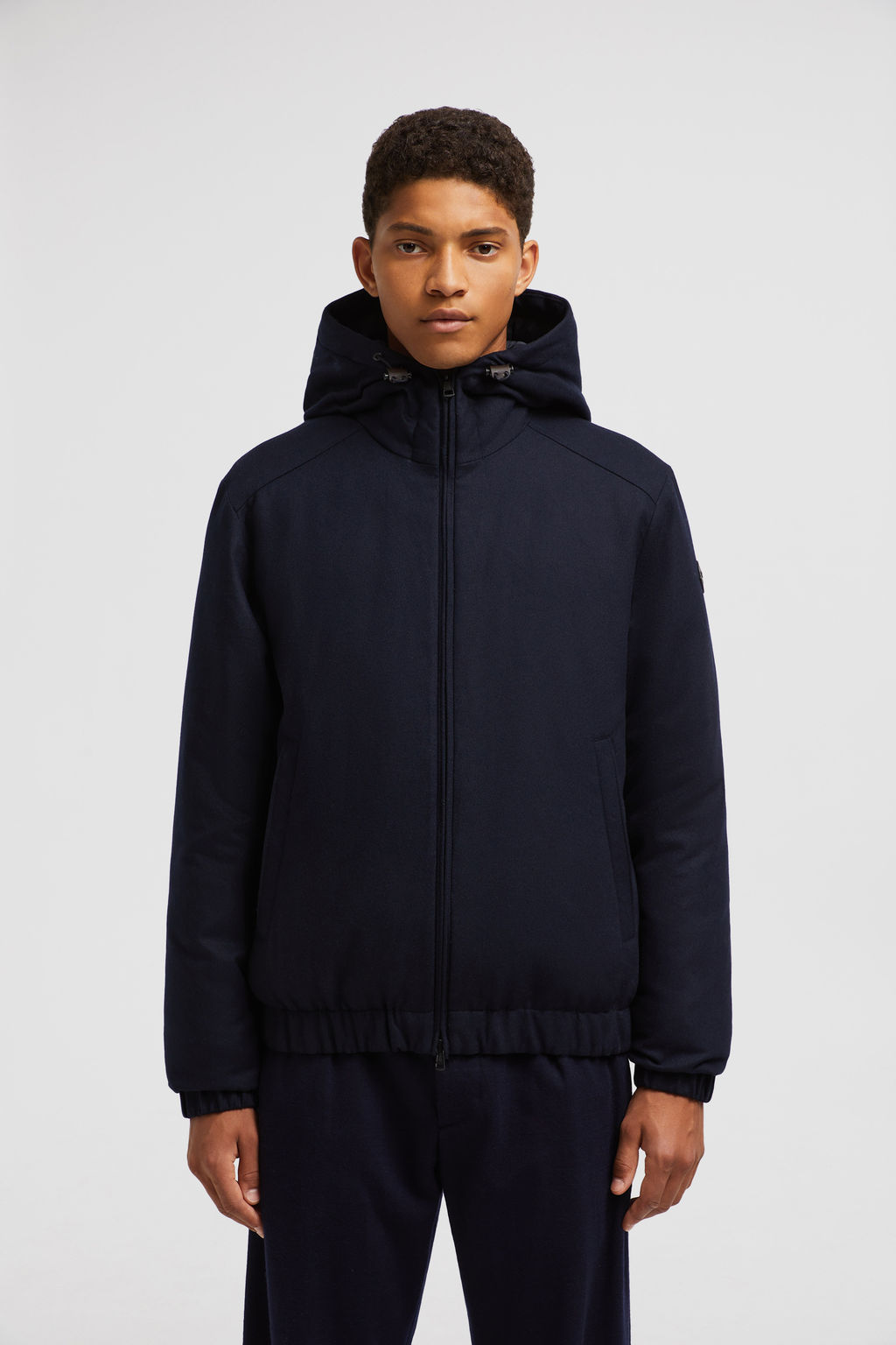 Royal Blue Torrani Cashmere Short Down Jacket Short Down Jackets for