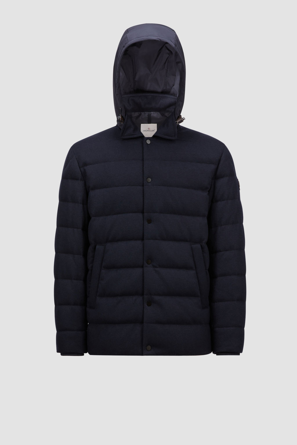 Royal Blue Viote Cashmere Short Down Jacket Short Down Jackets for