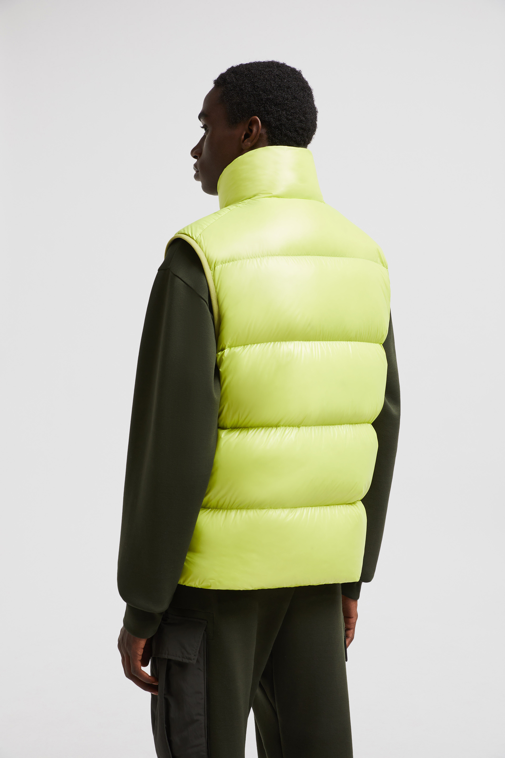 Lime Green Sumido Down Gilet - Vests for Men | Moncler BE