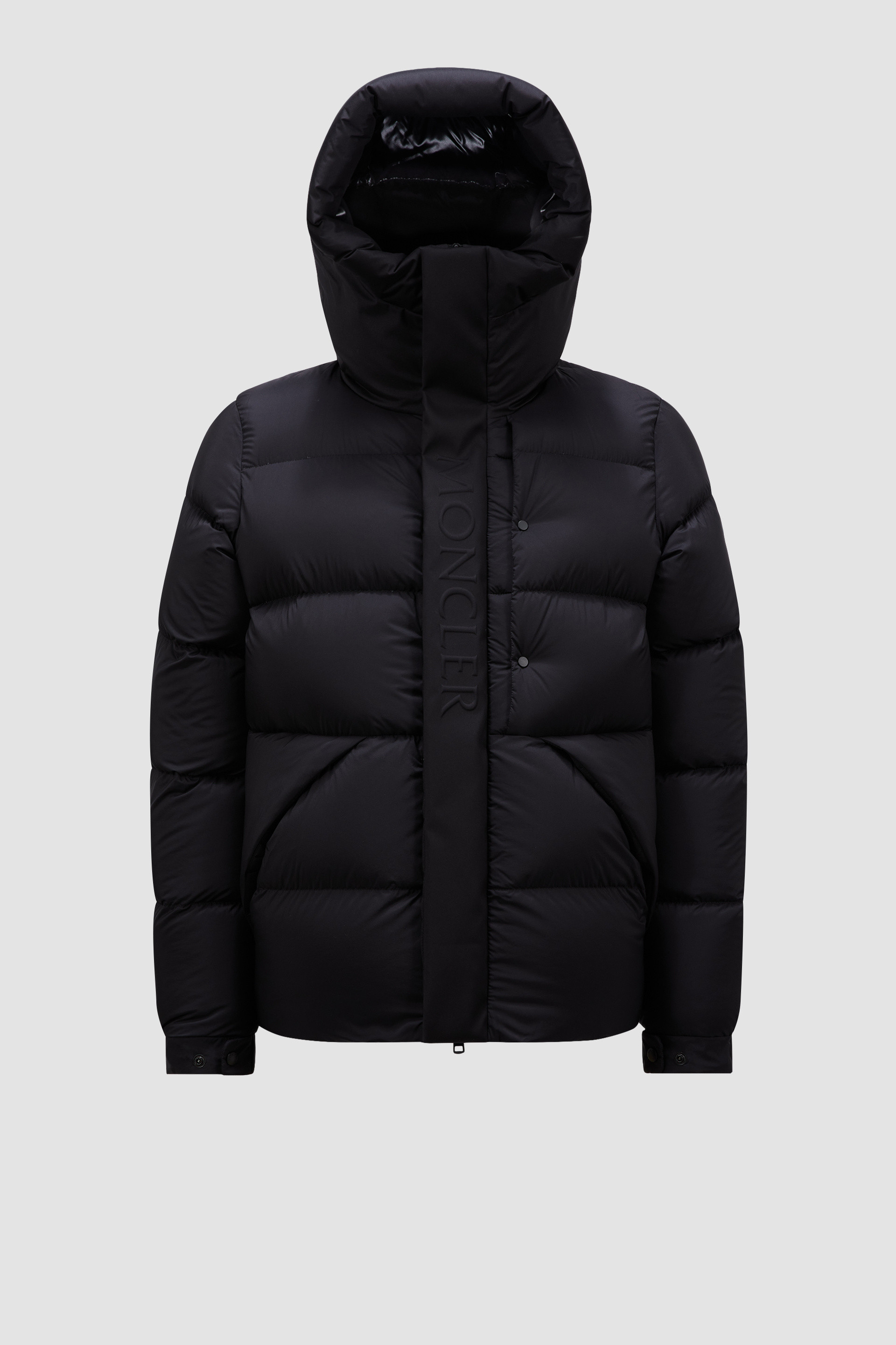 Black Madeira Short Down Jacket - Short Down Jackets for Men 