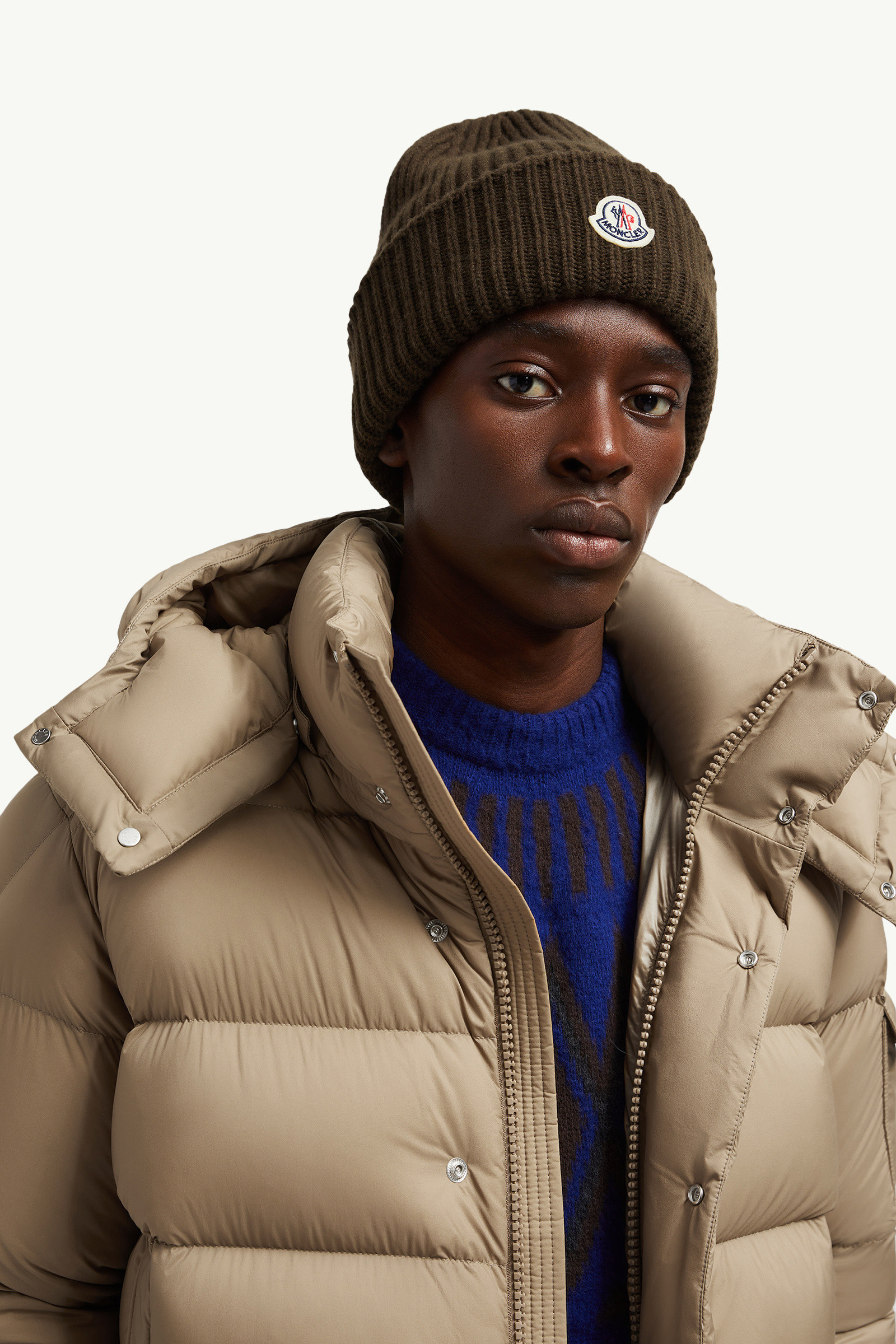 Light Brown Vezere Hooded Short Down Jacket - Short Down Light Brown Vezere Hooded Short Down Jacket - Short Down
