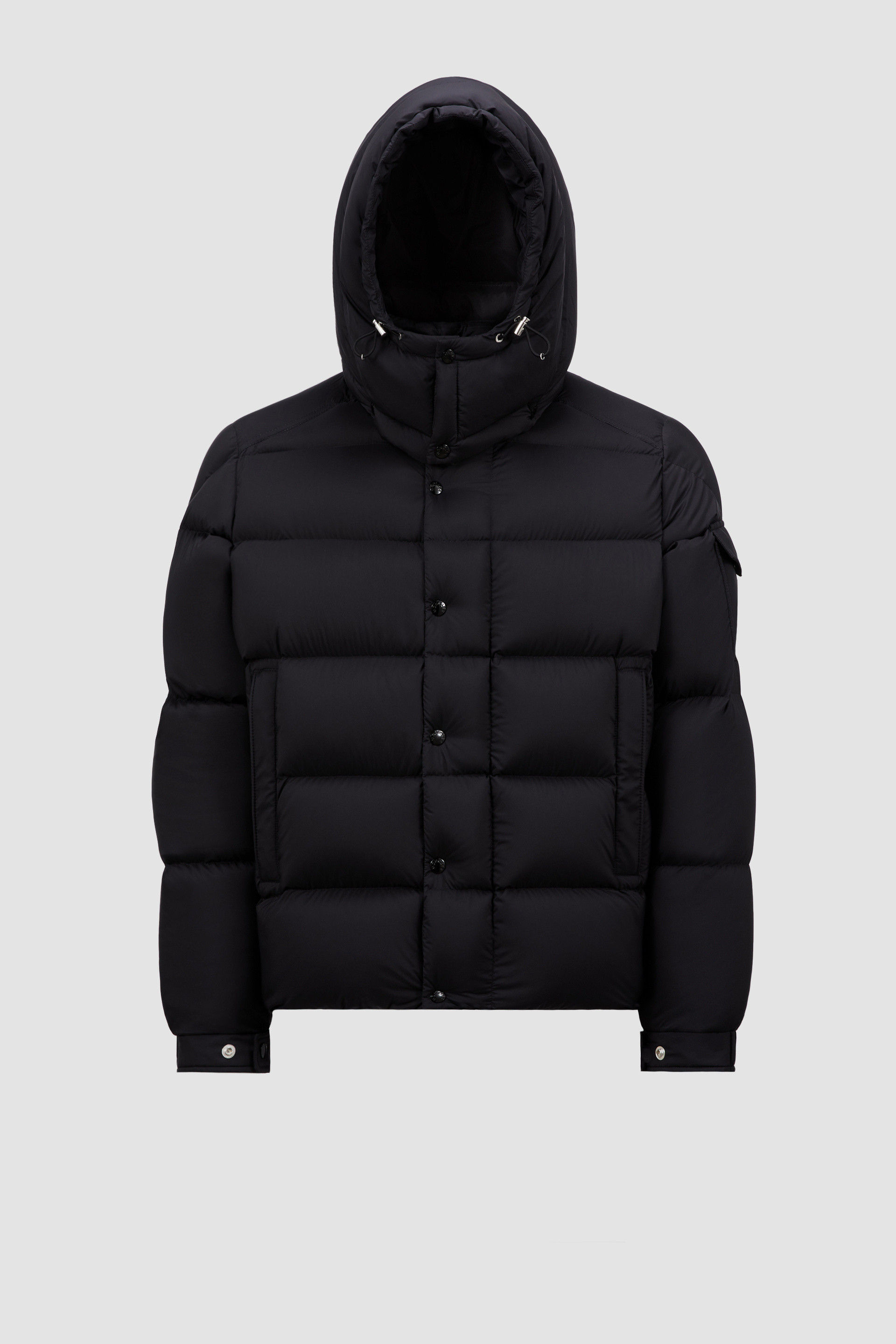 Black Vezere Hooded Short Down Jacket Short Down Jackets for Men Moncler HK