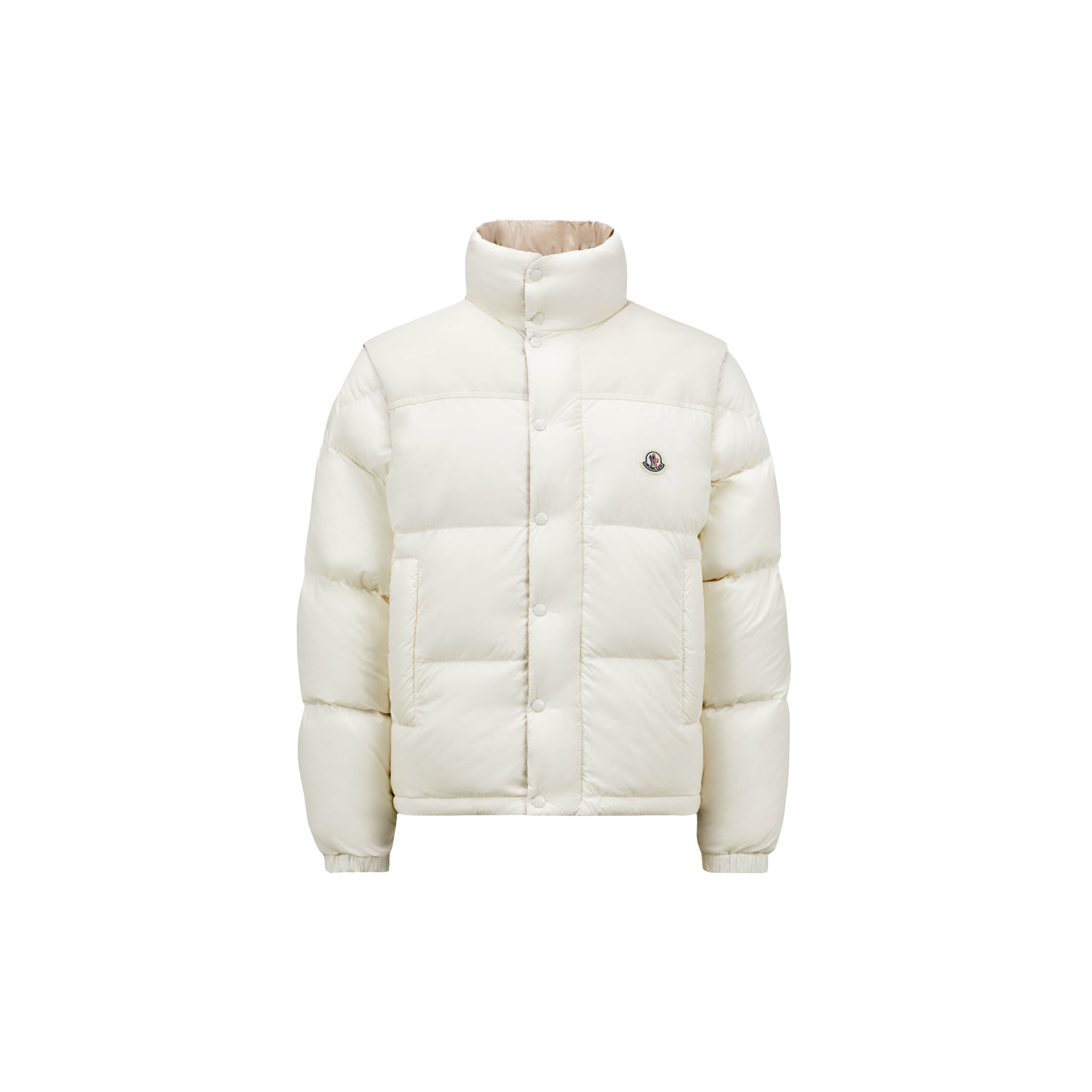 Shop Moncler Collection Moncler Verone Reversible Short Down Jacket White