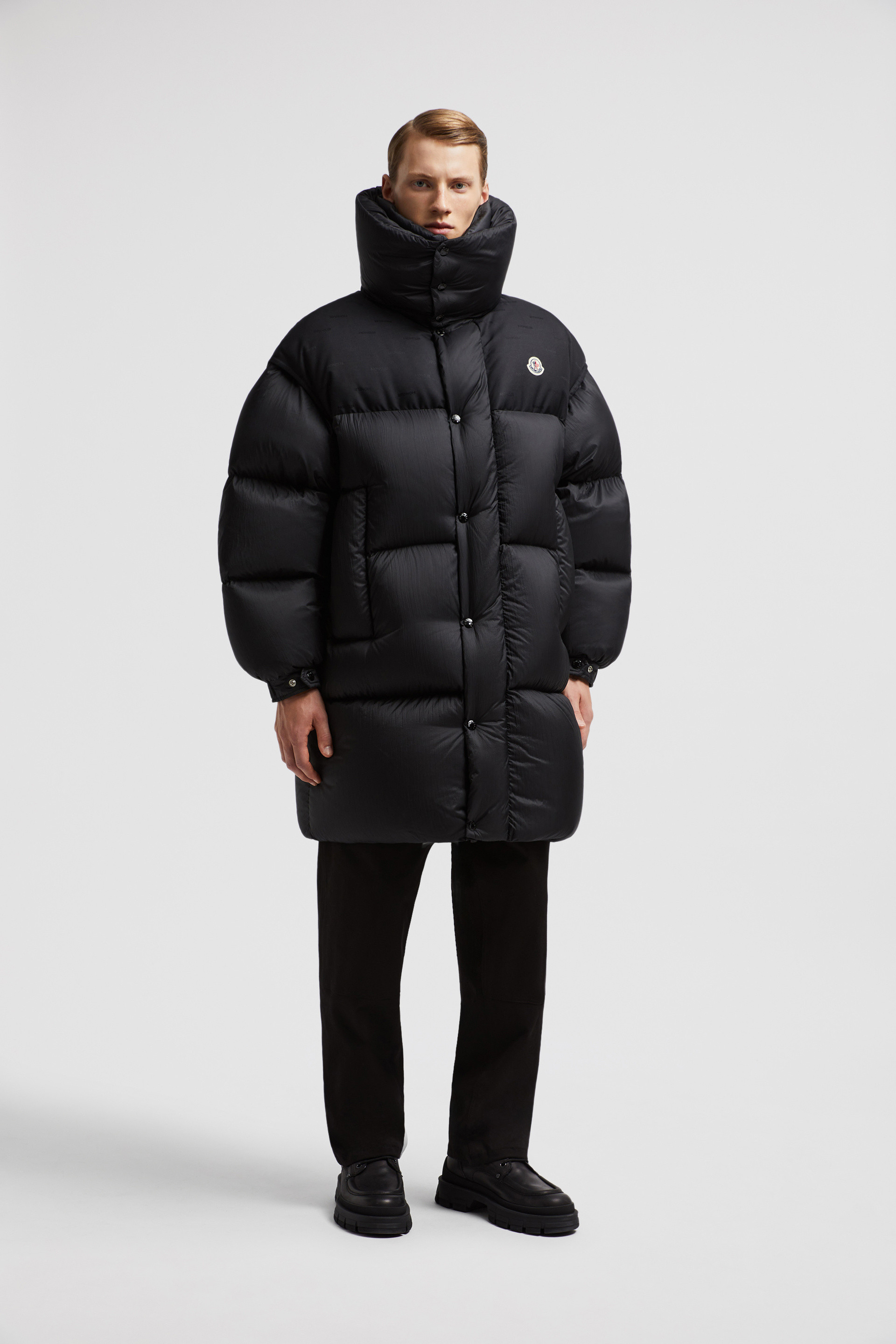 Moncler jacket with moncler writing on sale