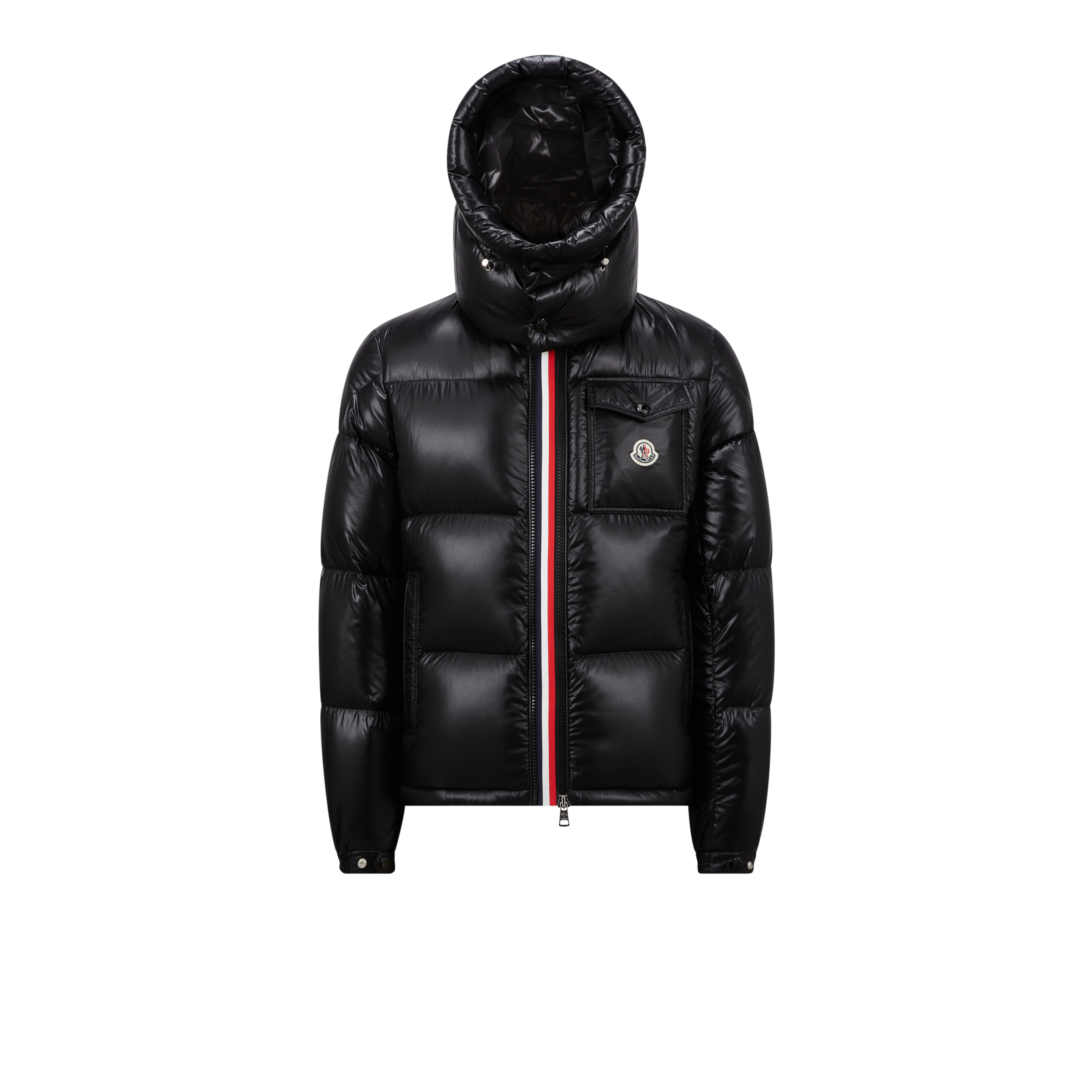 Shop Moncler Collection Montbeliard Short Down Jacket, Men, Black, Size: 7