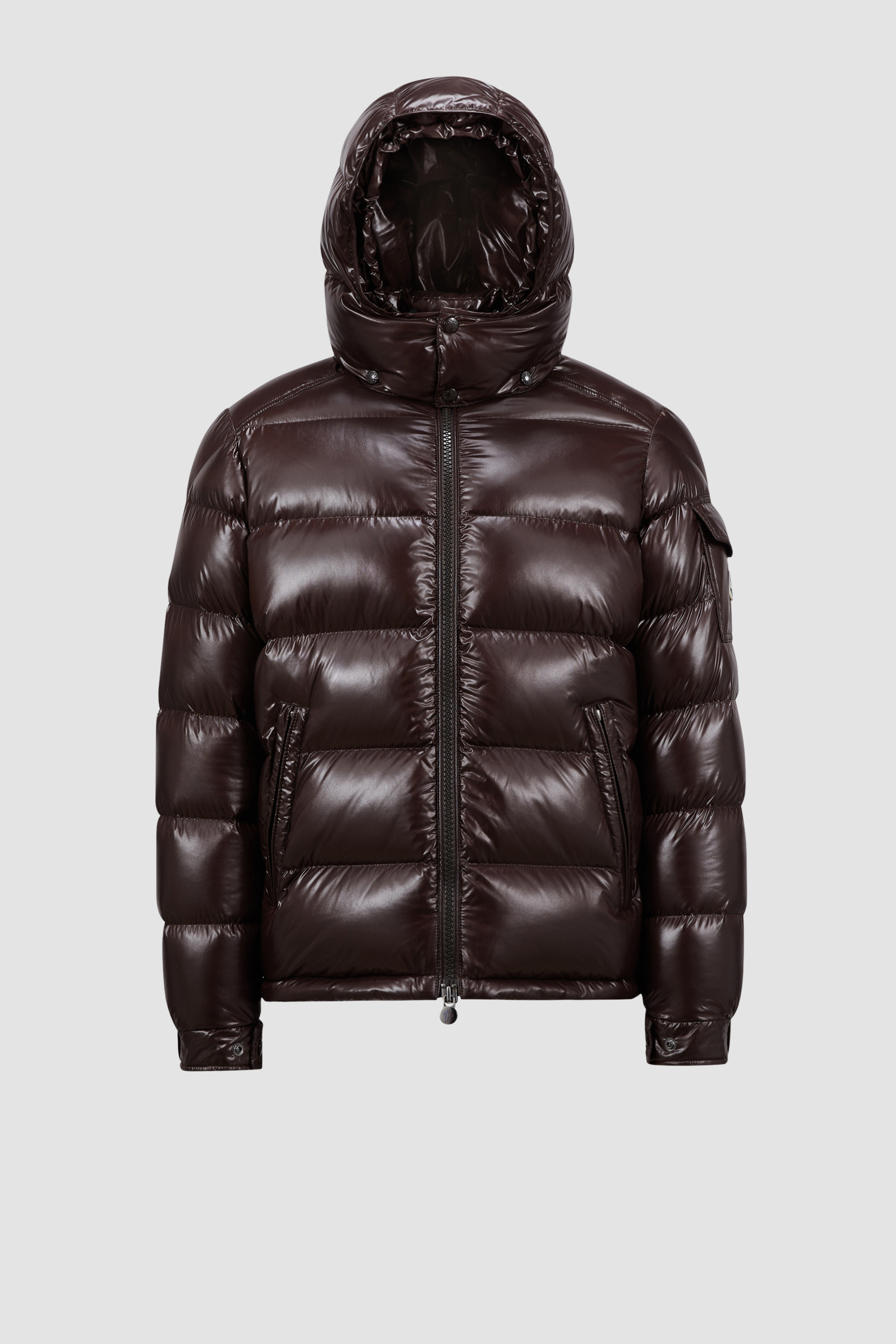 Black maya moncler jacket best sale