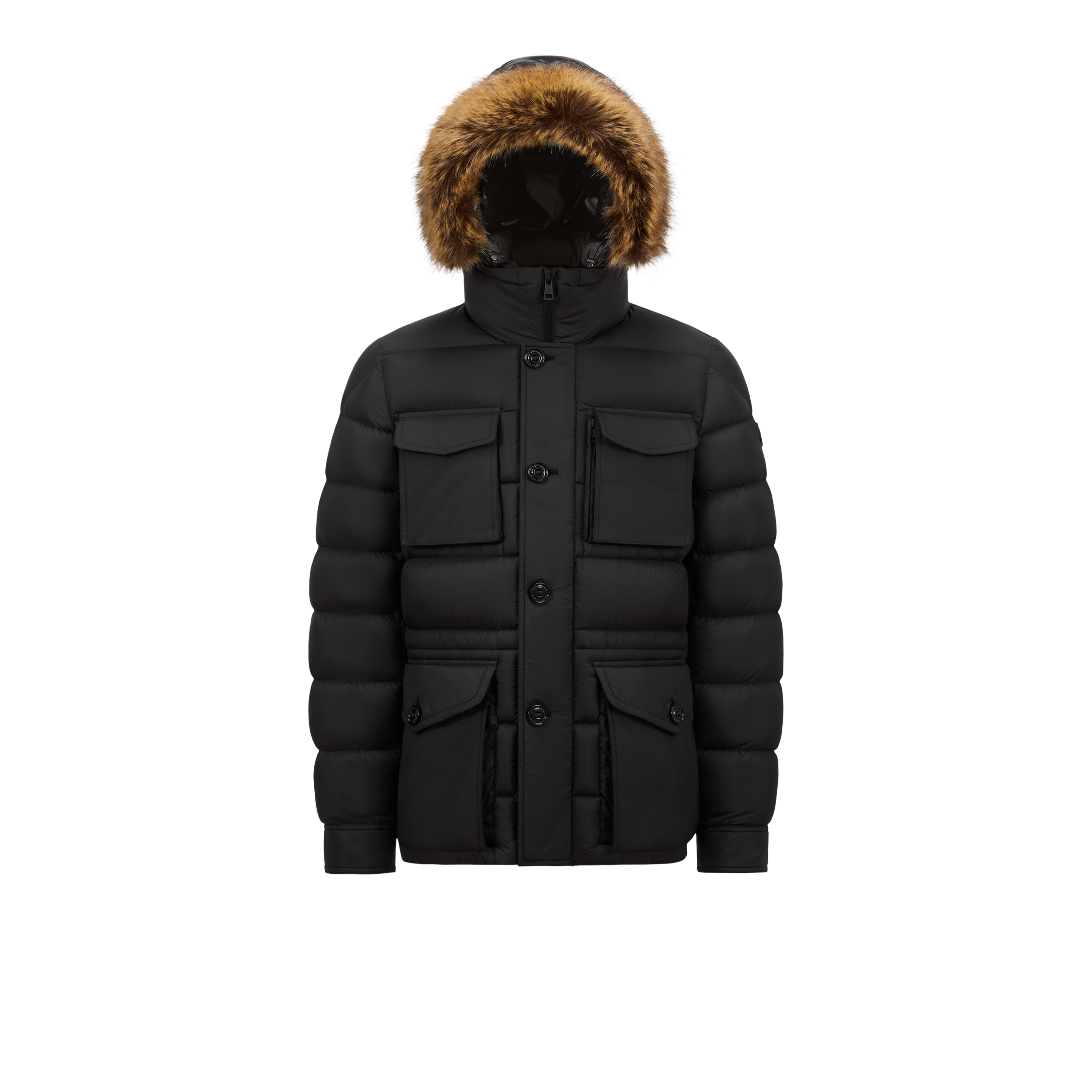 Shop Moncler Collection Doudoune Courte Chevreuse In Noir