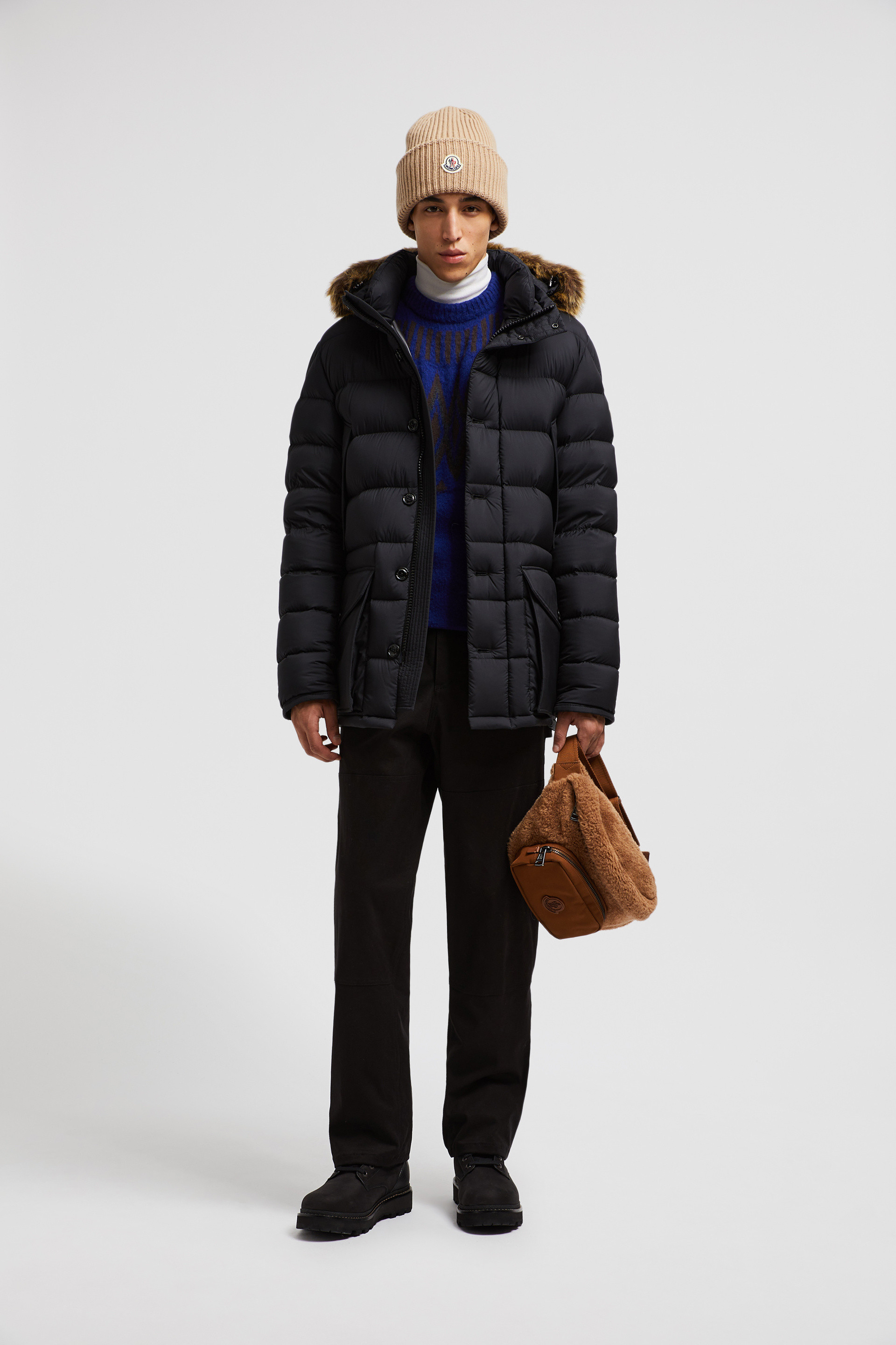 Moncler hooded jacket men's best sale