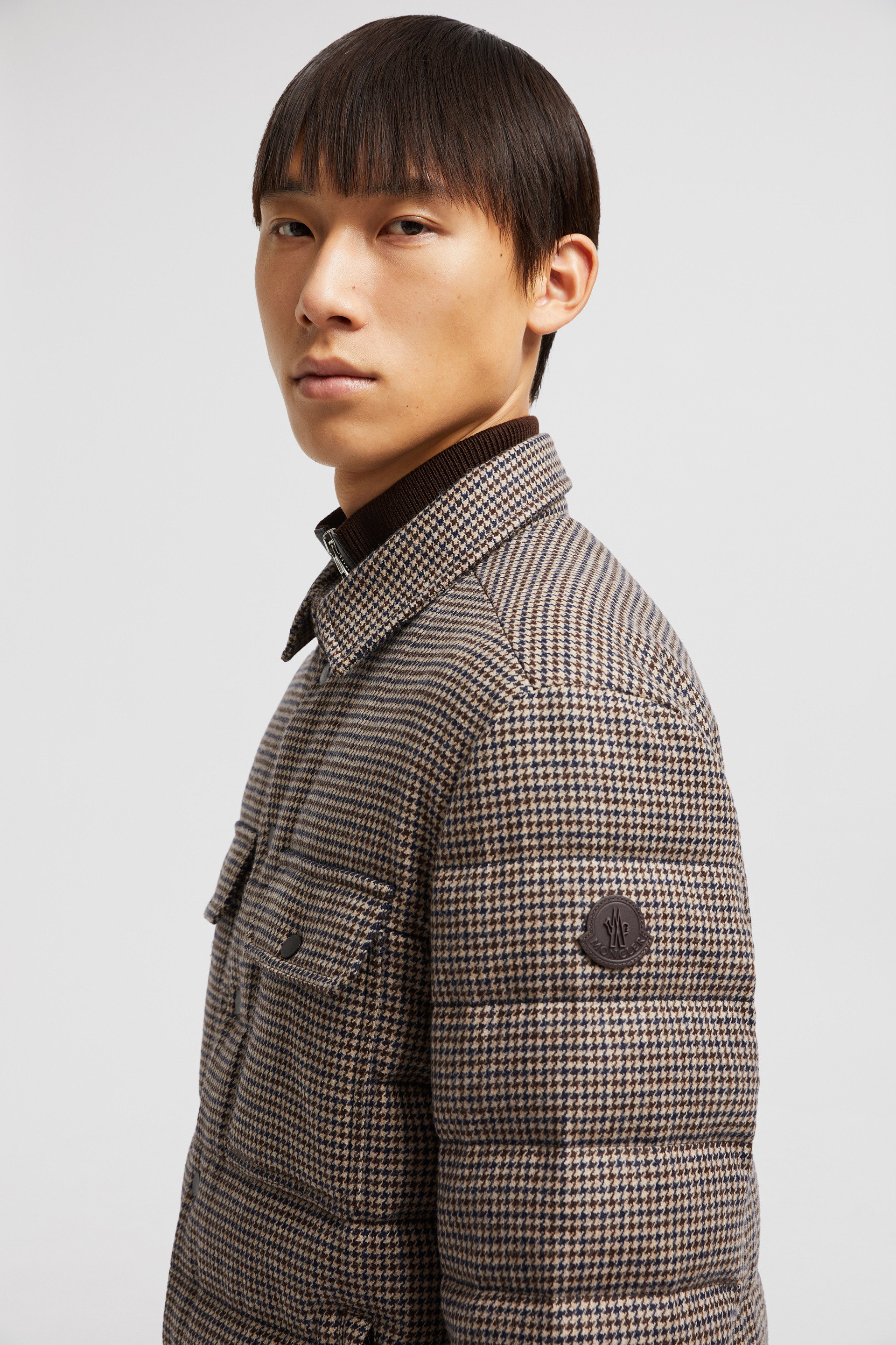 Moncler houndstooth jacket online