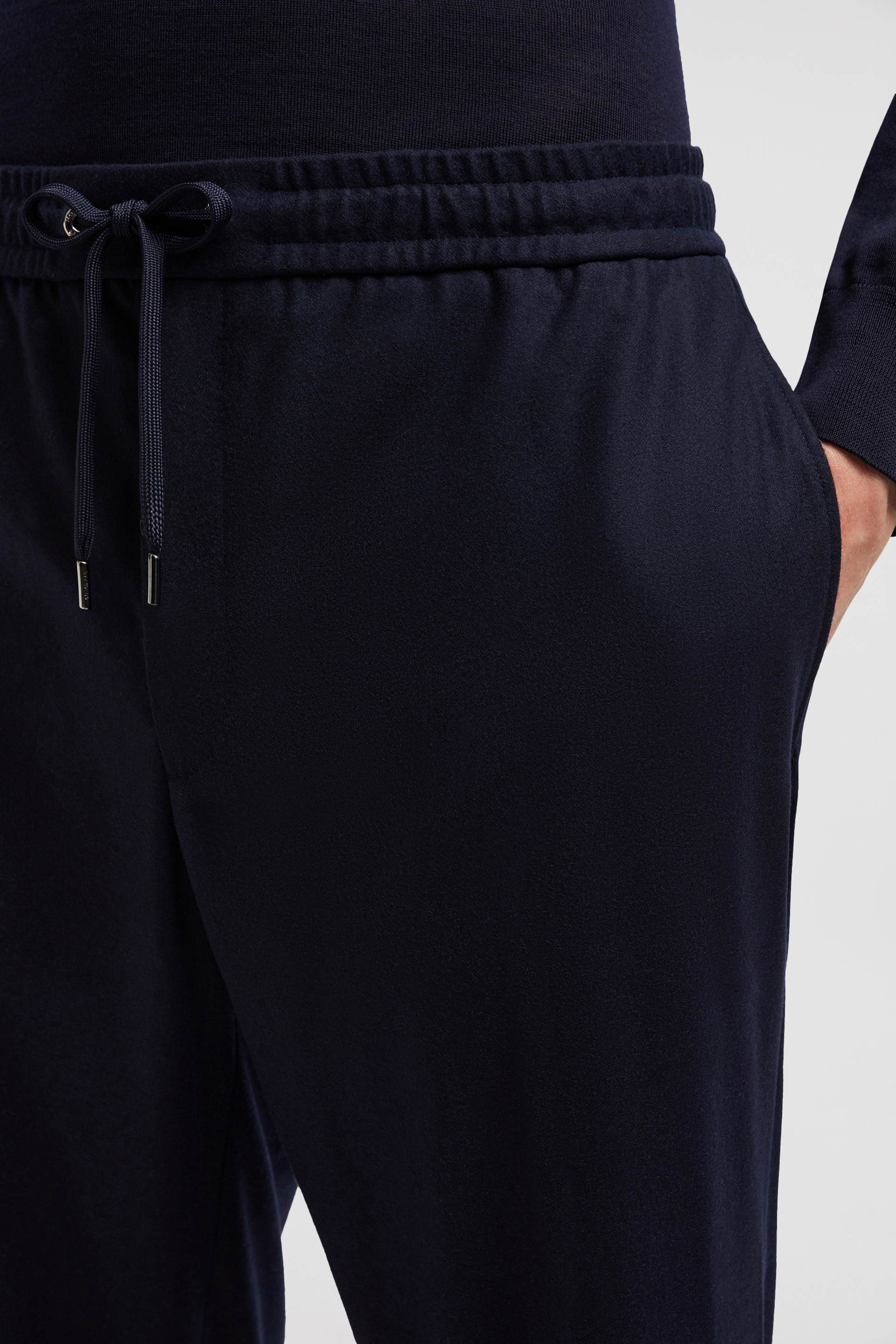 Royal Blue Cashmere Blend Jogging Pants - Pants & Shorts for
