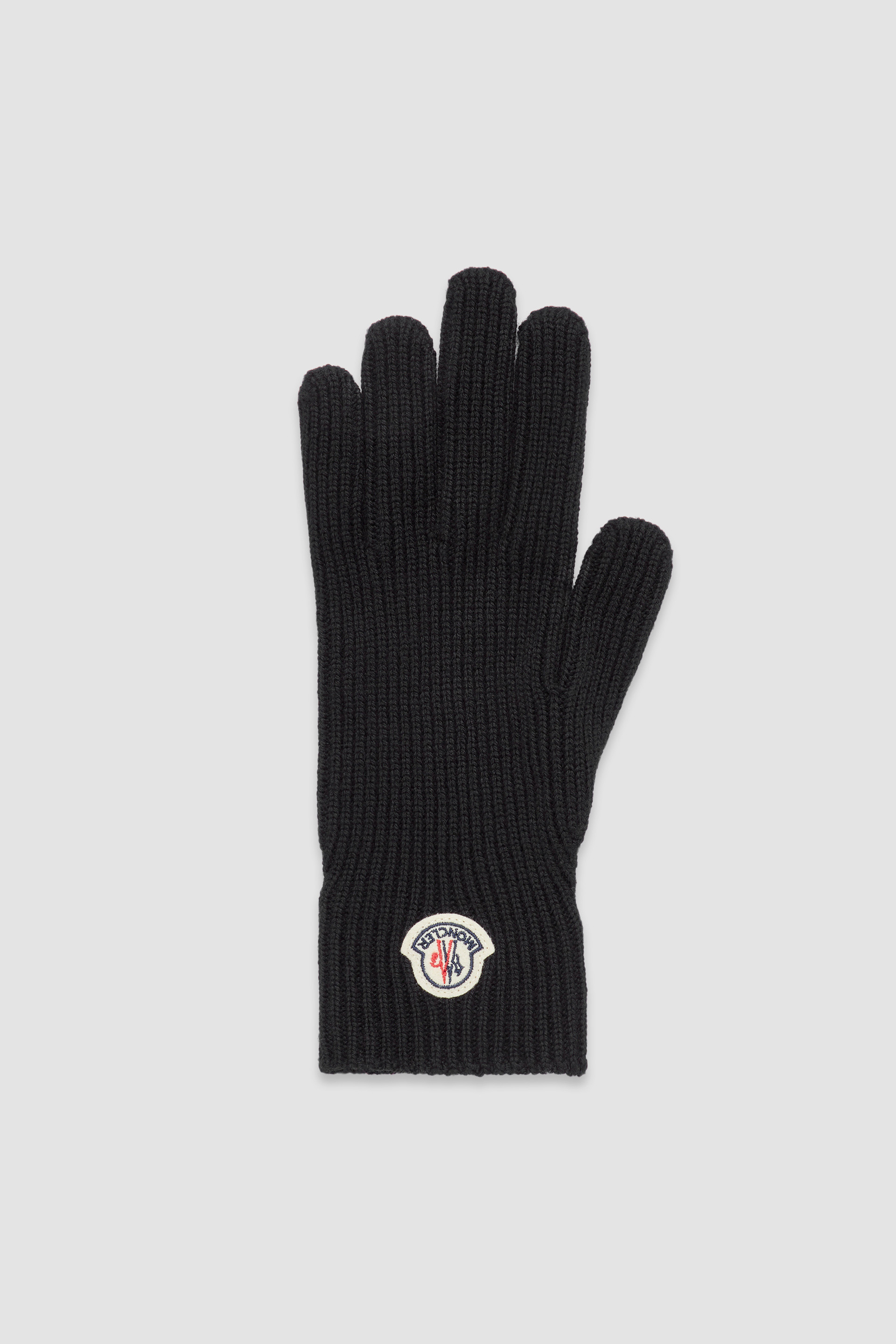 Black Wool Gloves - Scarves & Gloves for Men | Moncler US