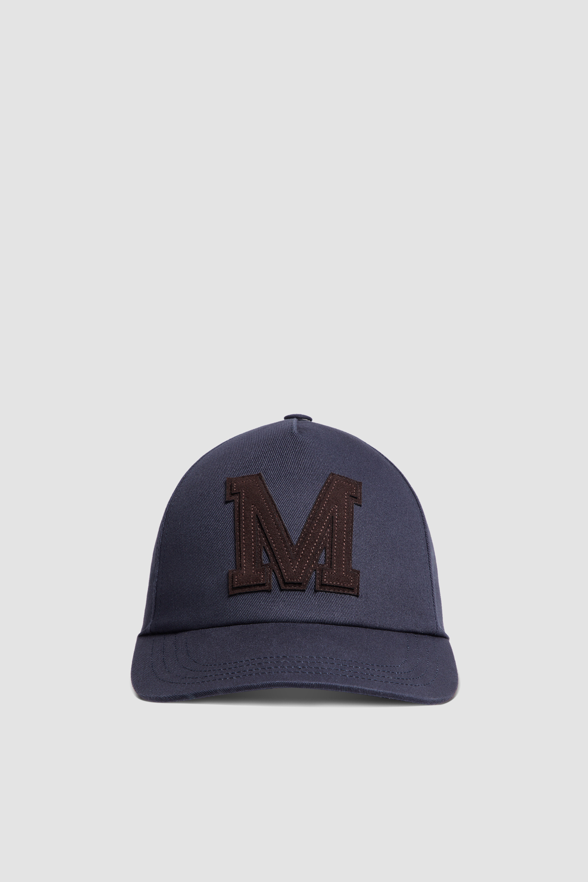 Navy Blue Gabardine Baseball cap Hats Beanies for Men Moncler HK