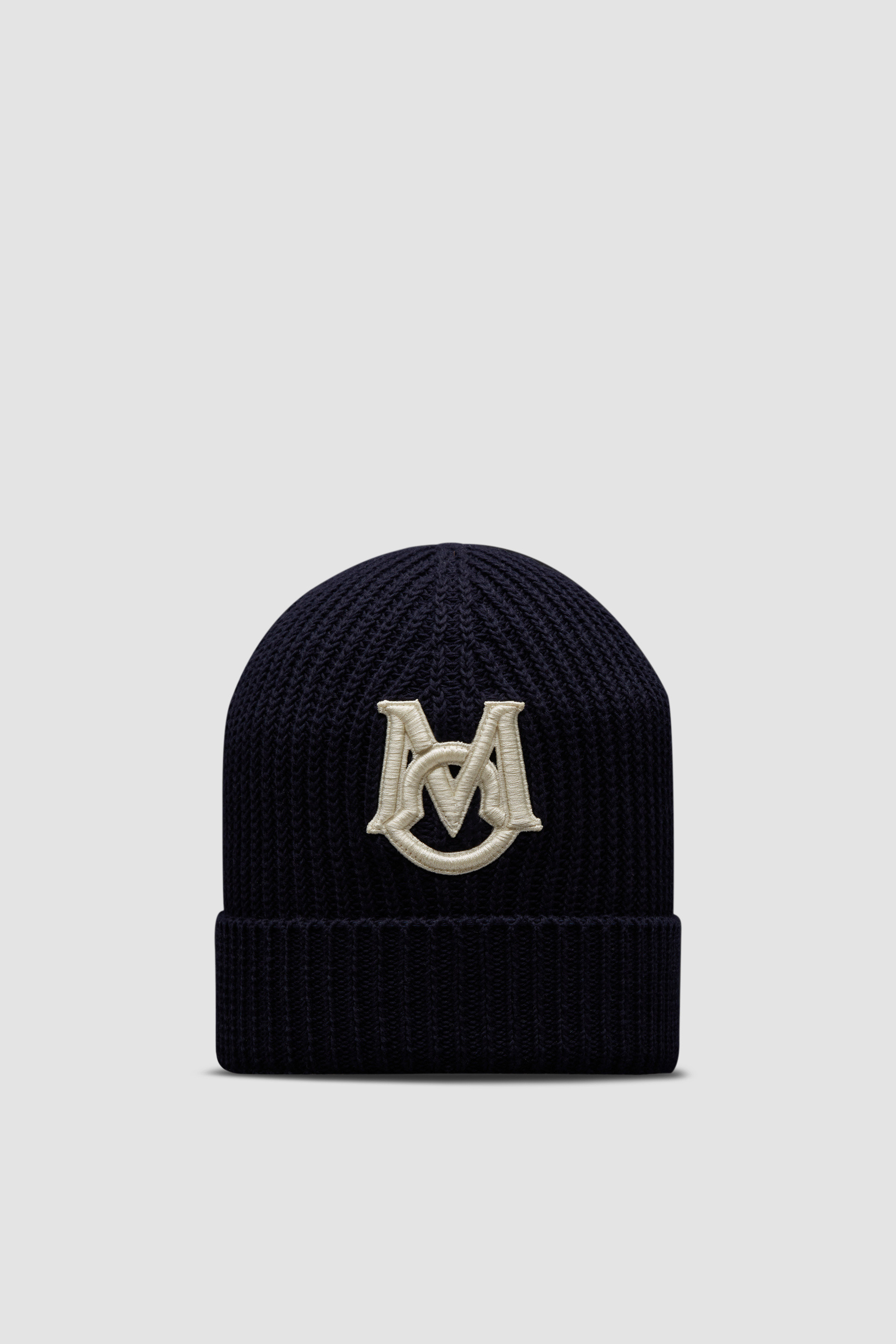 海军蓝色男士刺绣字母组合便帽- 帽子&贝雷帽for 男装| Moncler HK