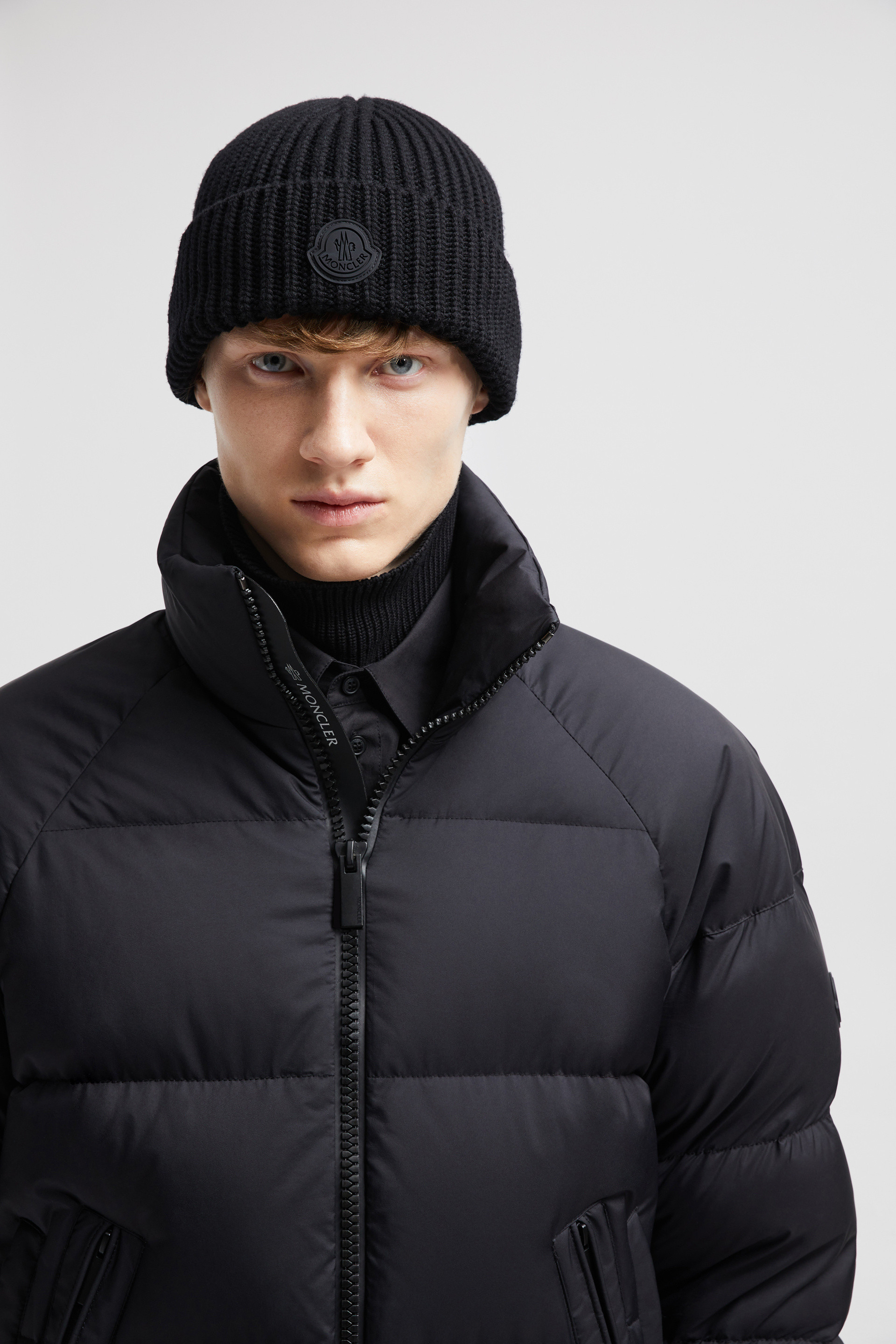 Moncler mens beanie hat deals