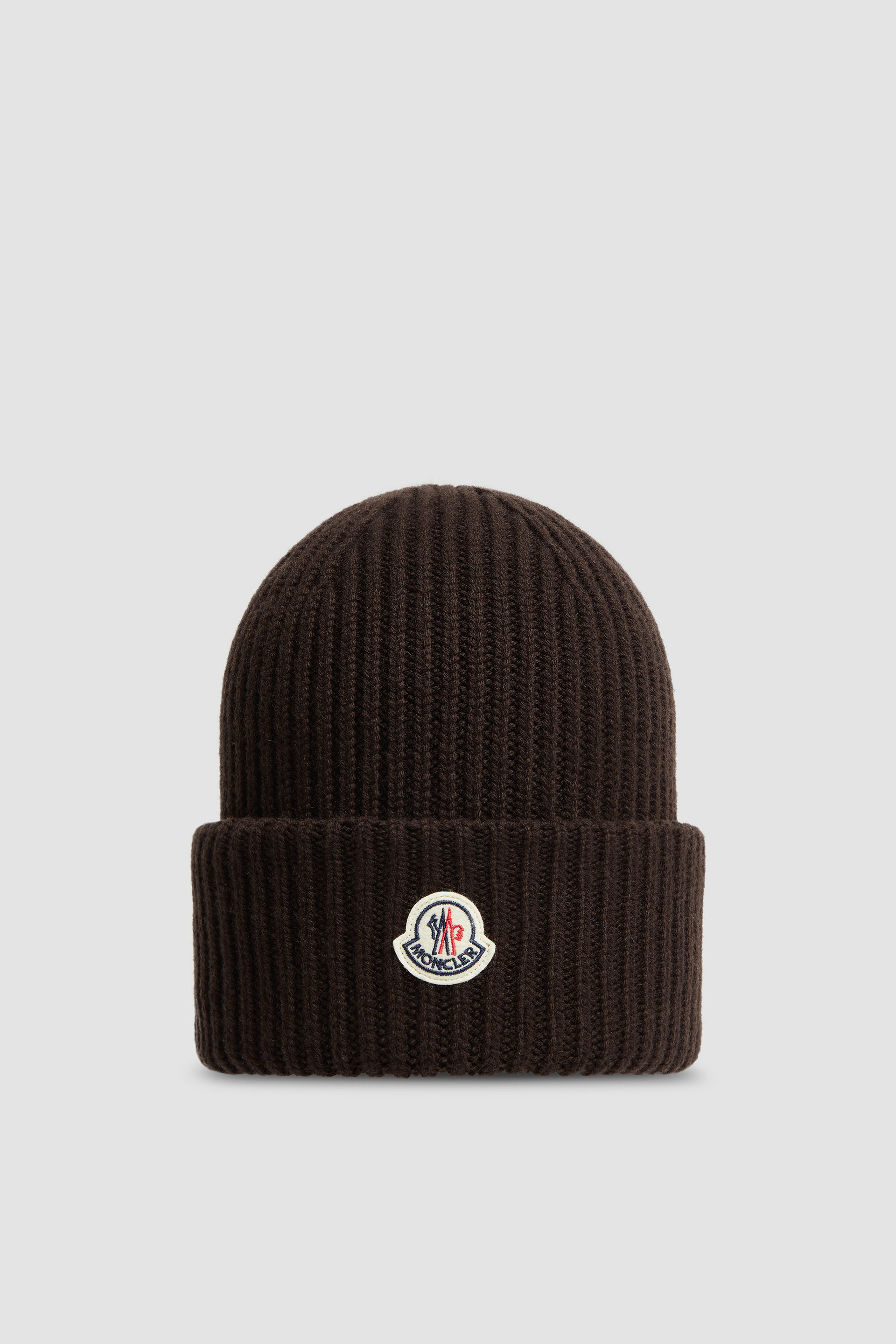 Dark Brown Wool Cashmere Beanie Hats Beanies for Men Moncler HK