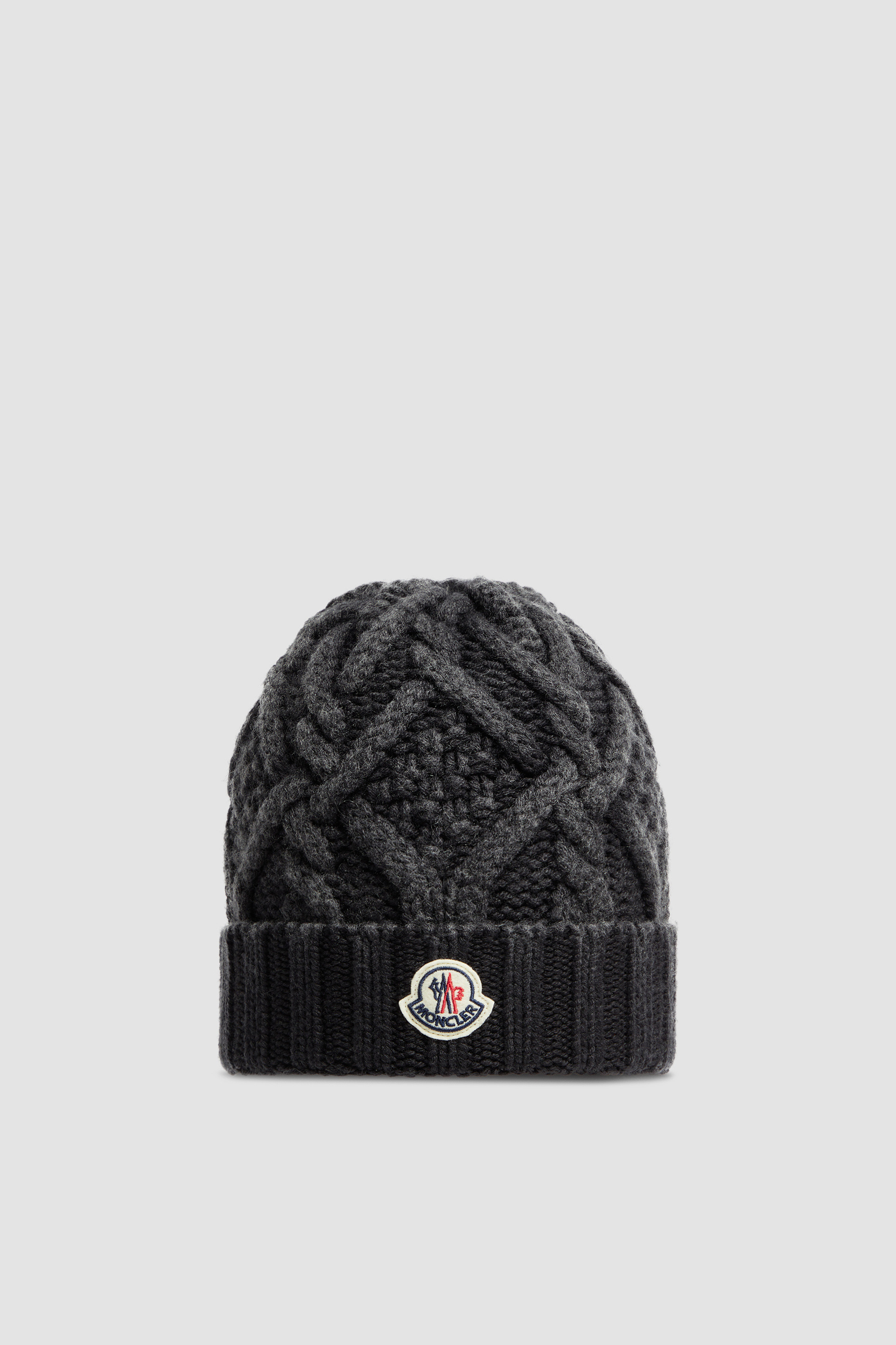 Bonnet en laine Noir Chapeaux Bonnets Homme Moncler BE