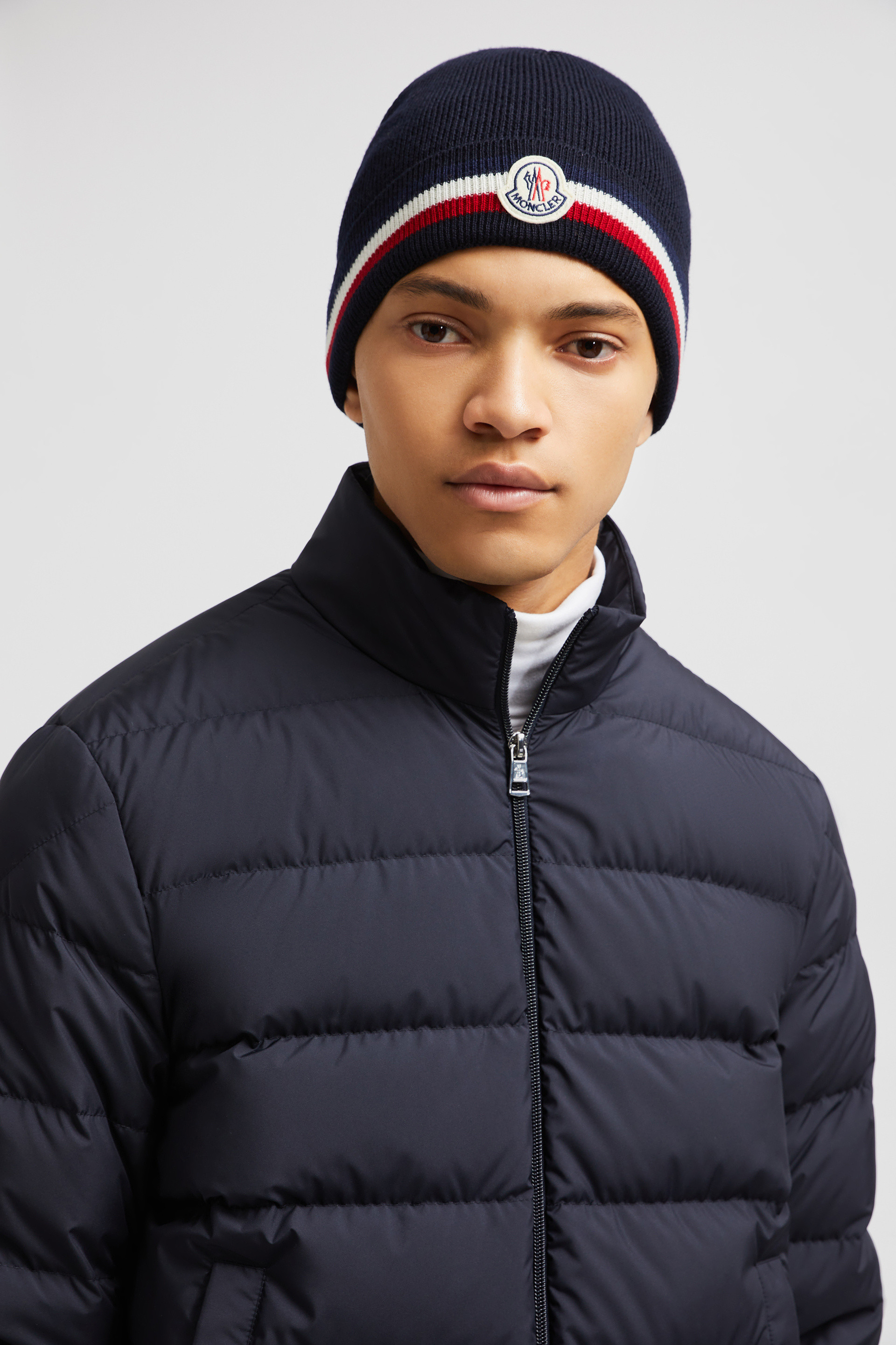 Moncler selling beanie hats for men