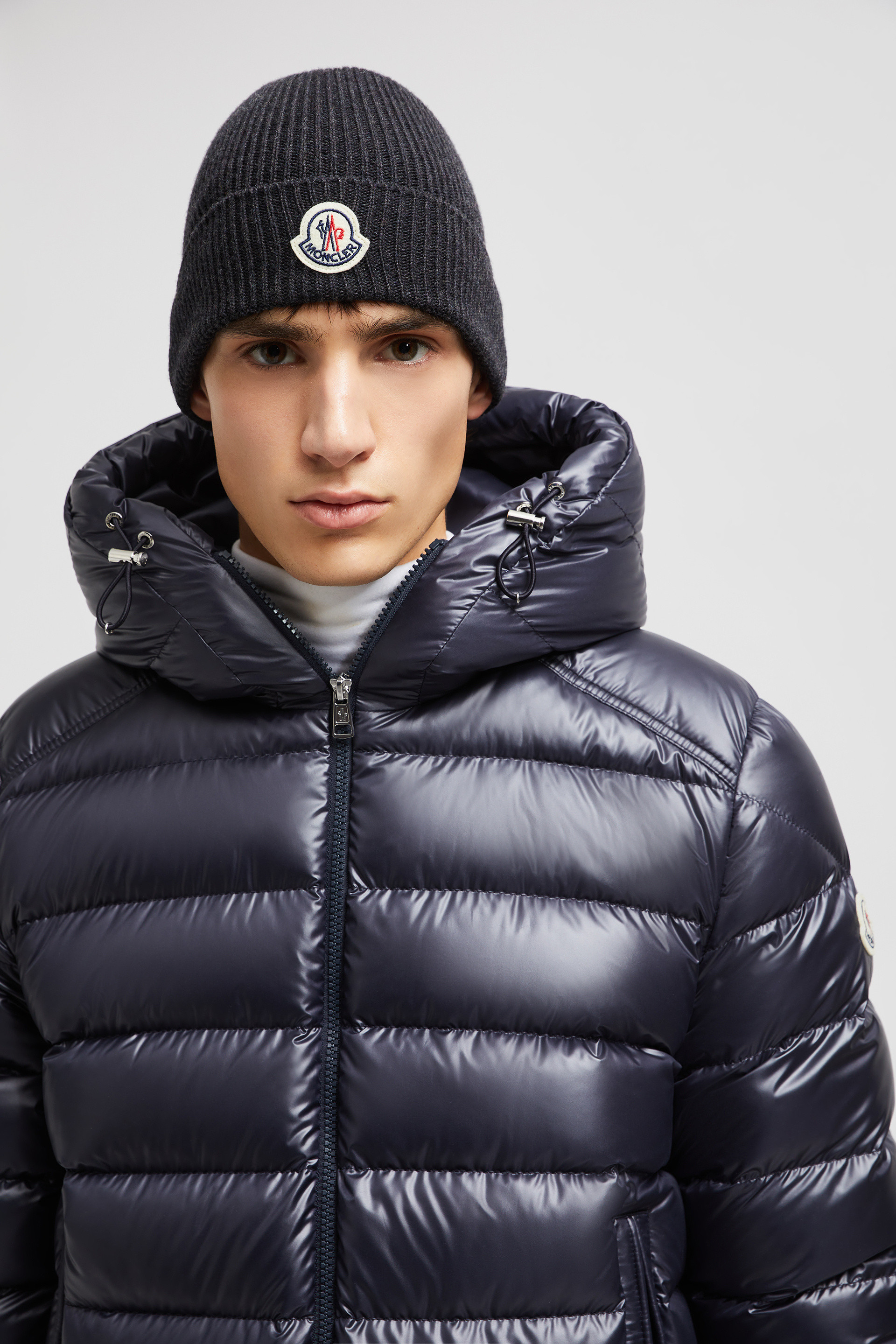 Dark Grey shops moncler beanie