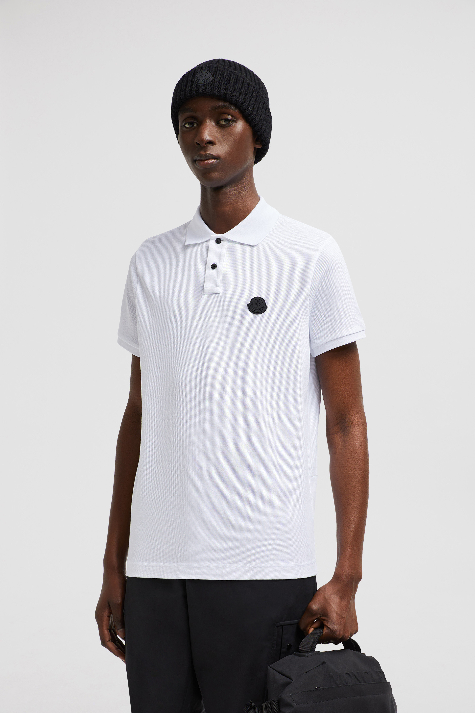 ホワイト ポロシャツ : Tシャツ＆ポロシャツ 向けの メンズ | モンクレール