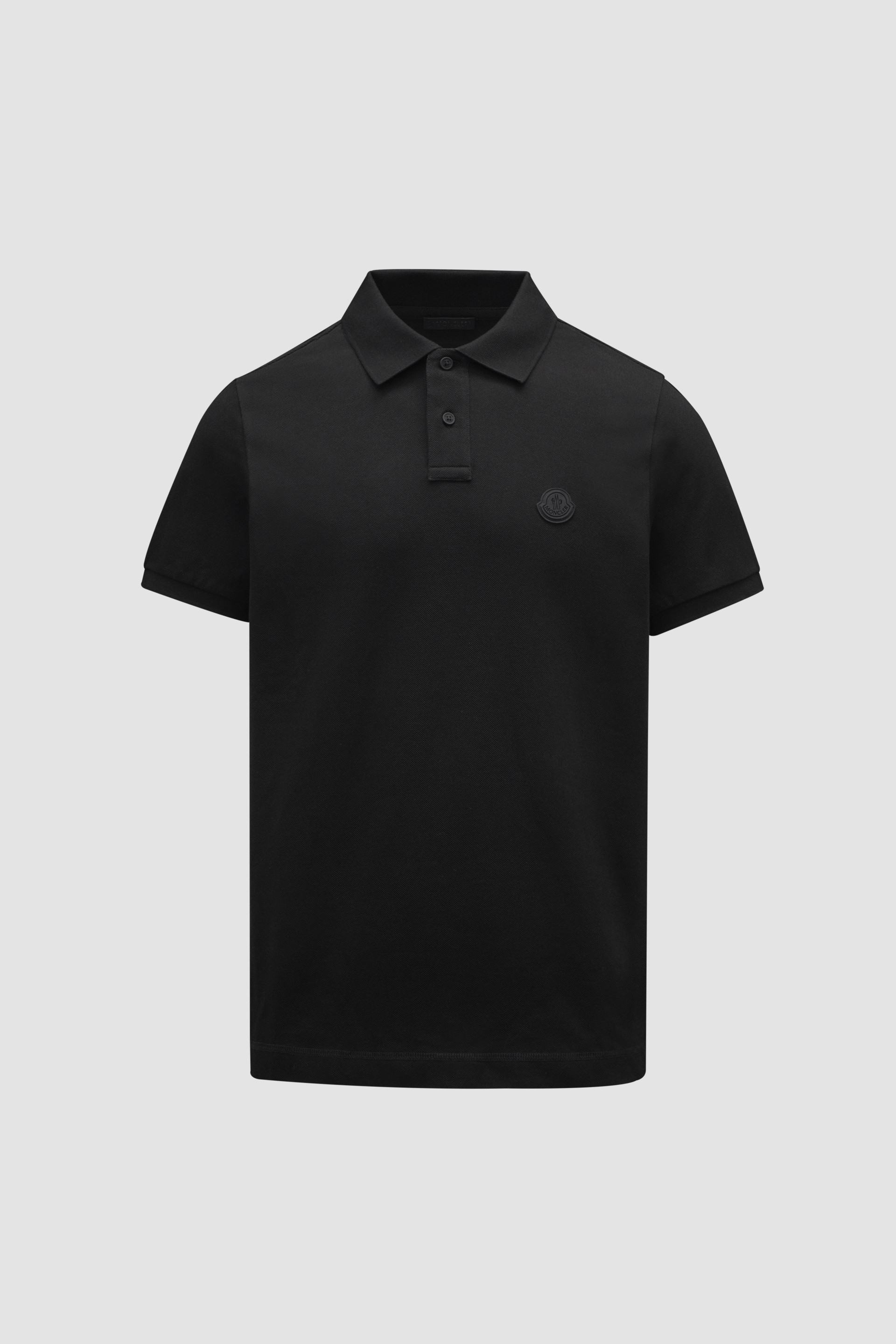 Black fashion moncler polo shirt