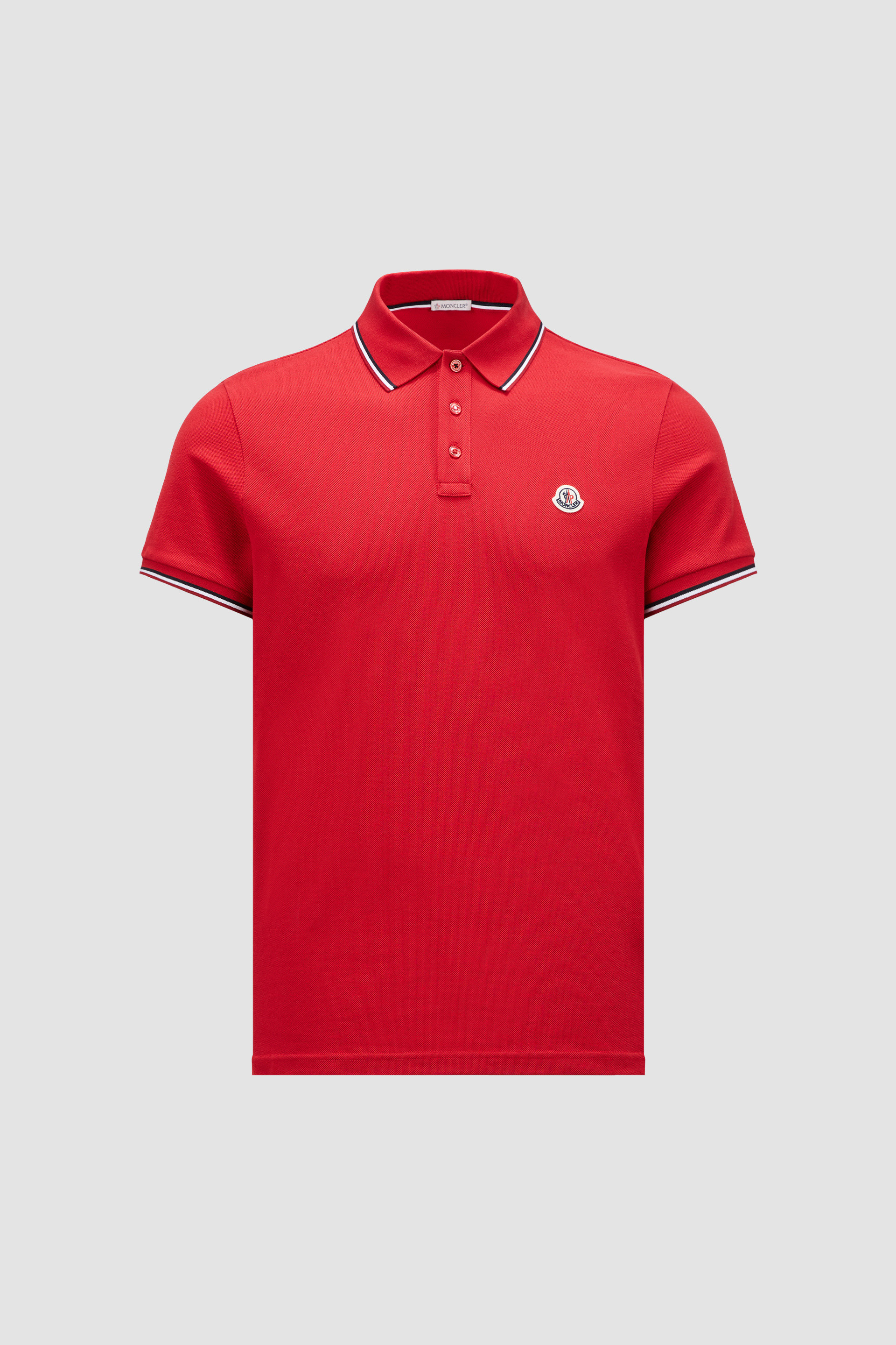 Red moncler polo on sale