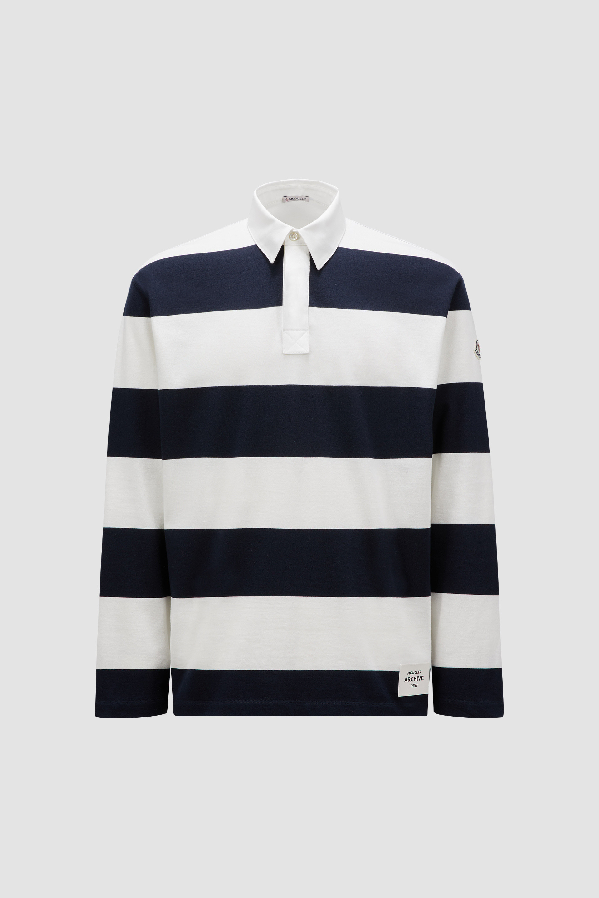 Mens blue moncler polo online