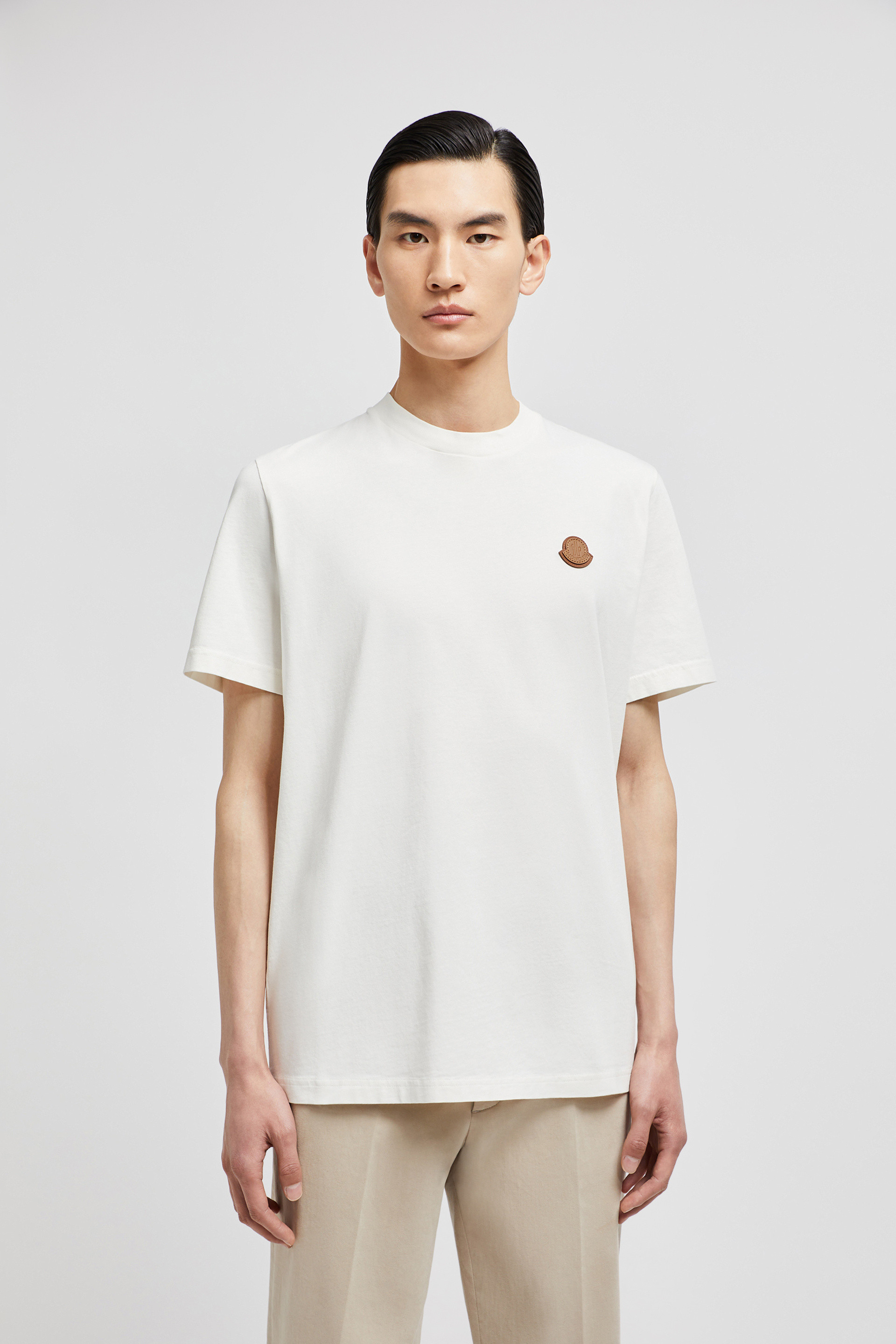 MONCLER WHITE top TEE AUTHENTIC