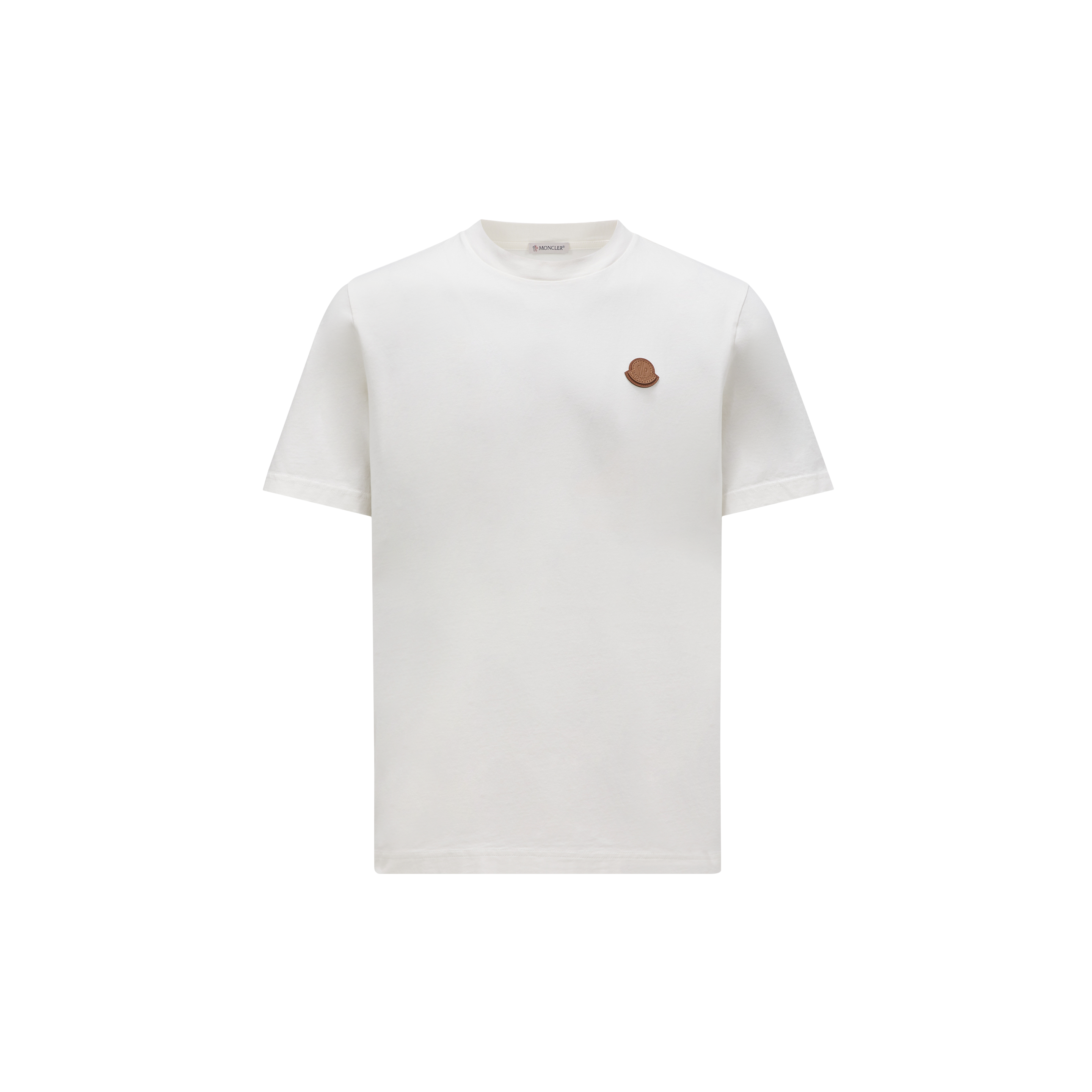 Moncler Men Cotton Pack Of Three Logo Patch T-shirts In White