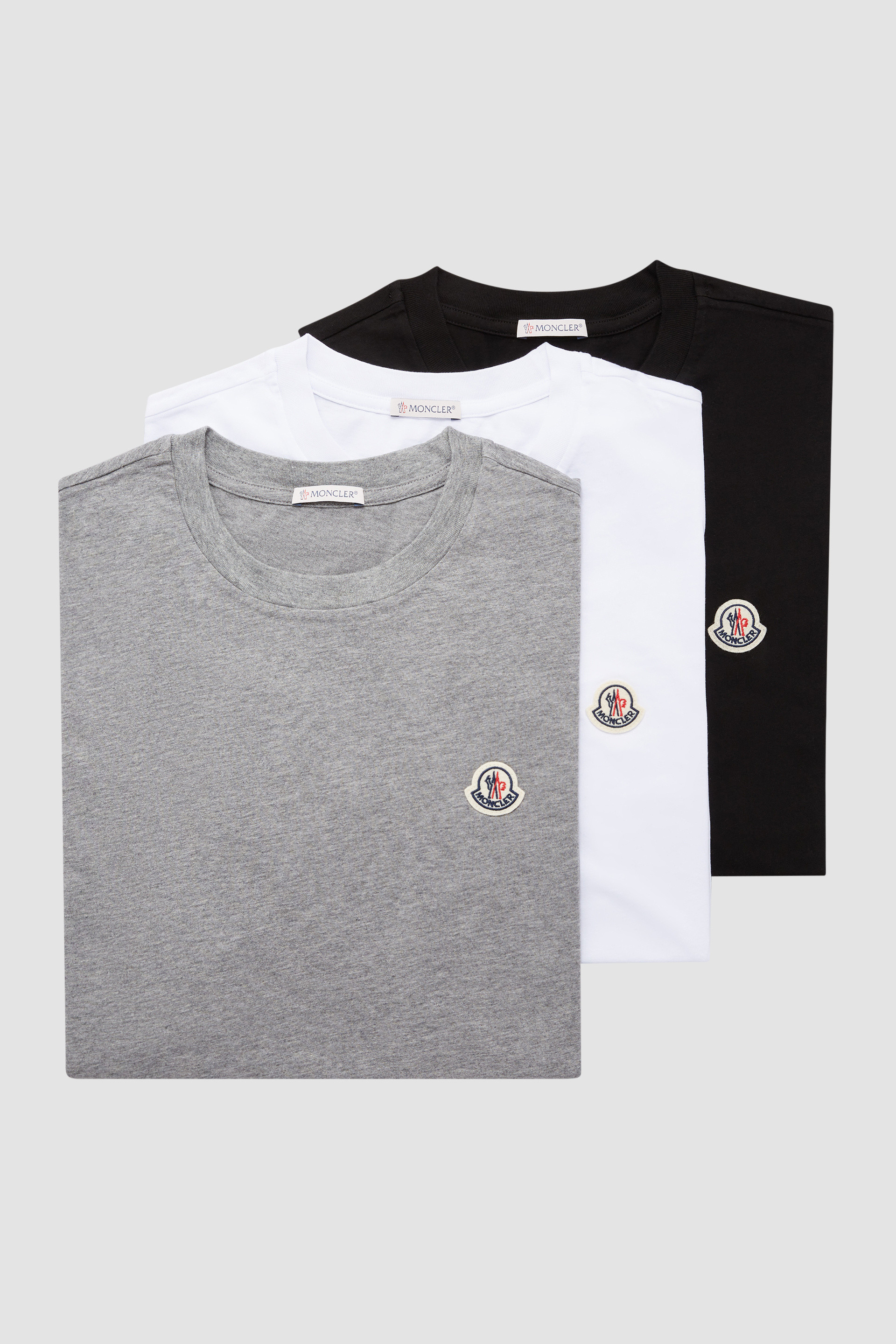 Plain white moncler t shirt best sale