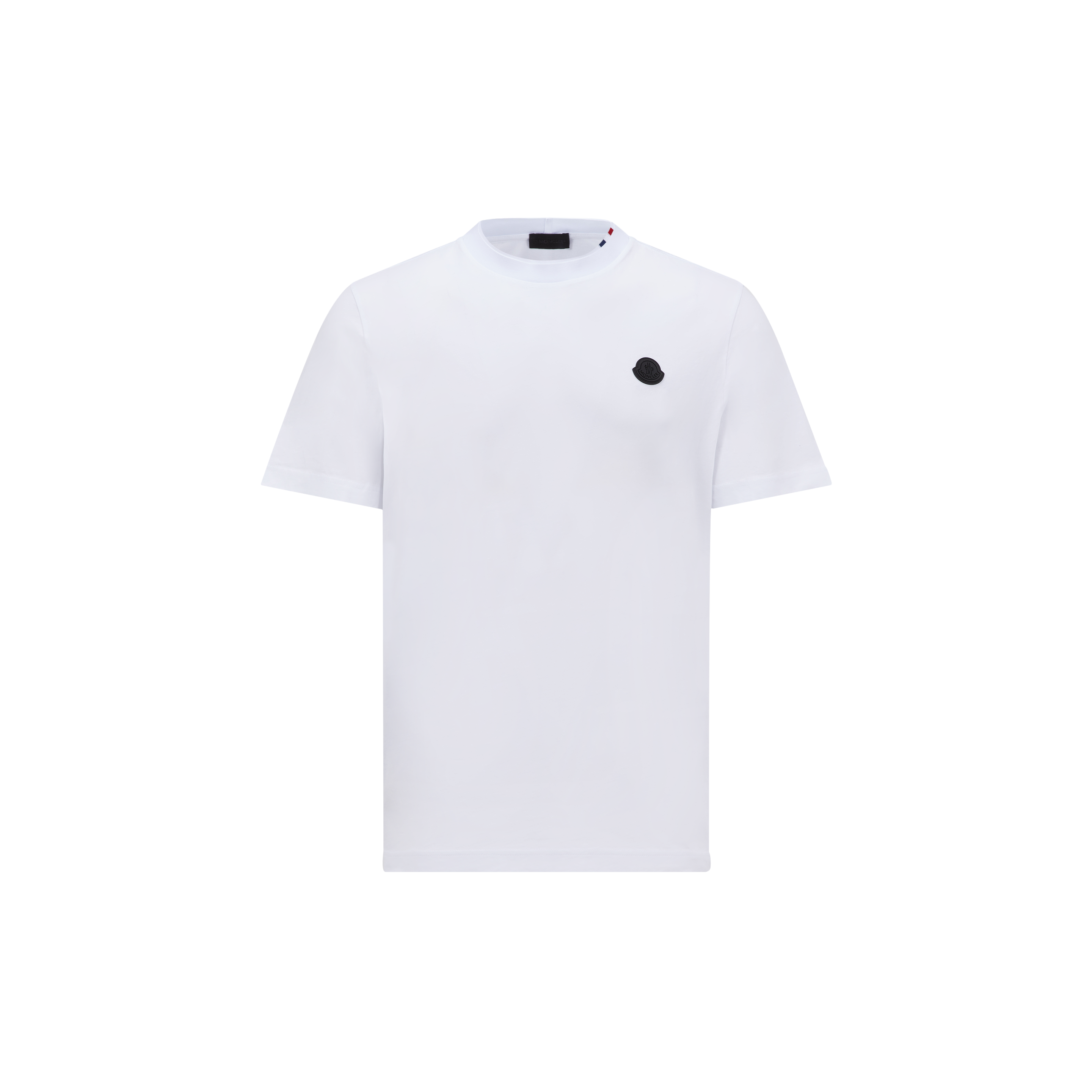 MONCLER T-SHIRT EN COTON À EMPIÈCEMENT LOGO