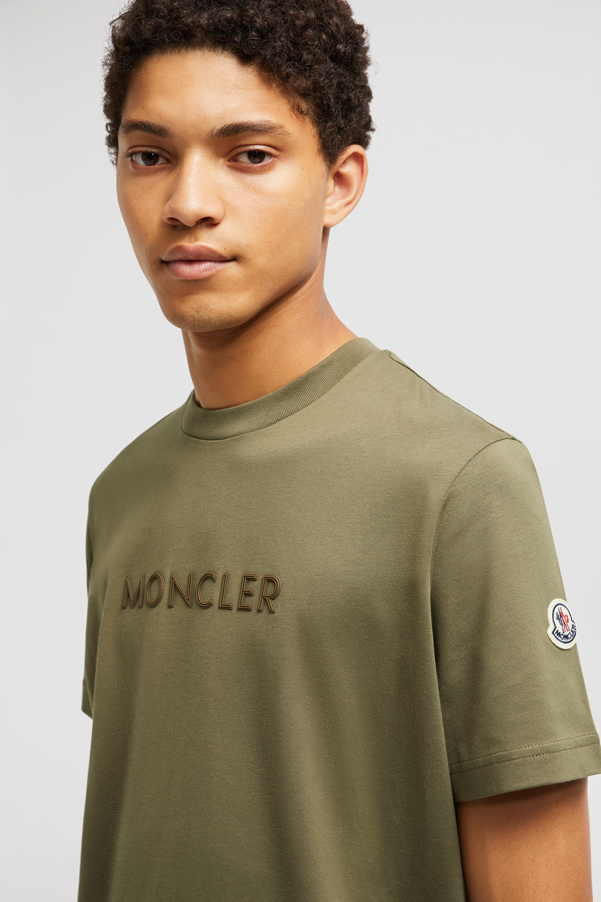 Moncler t shirt green online