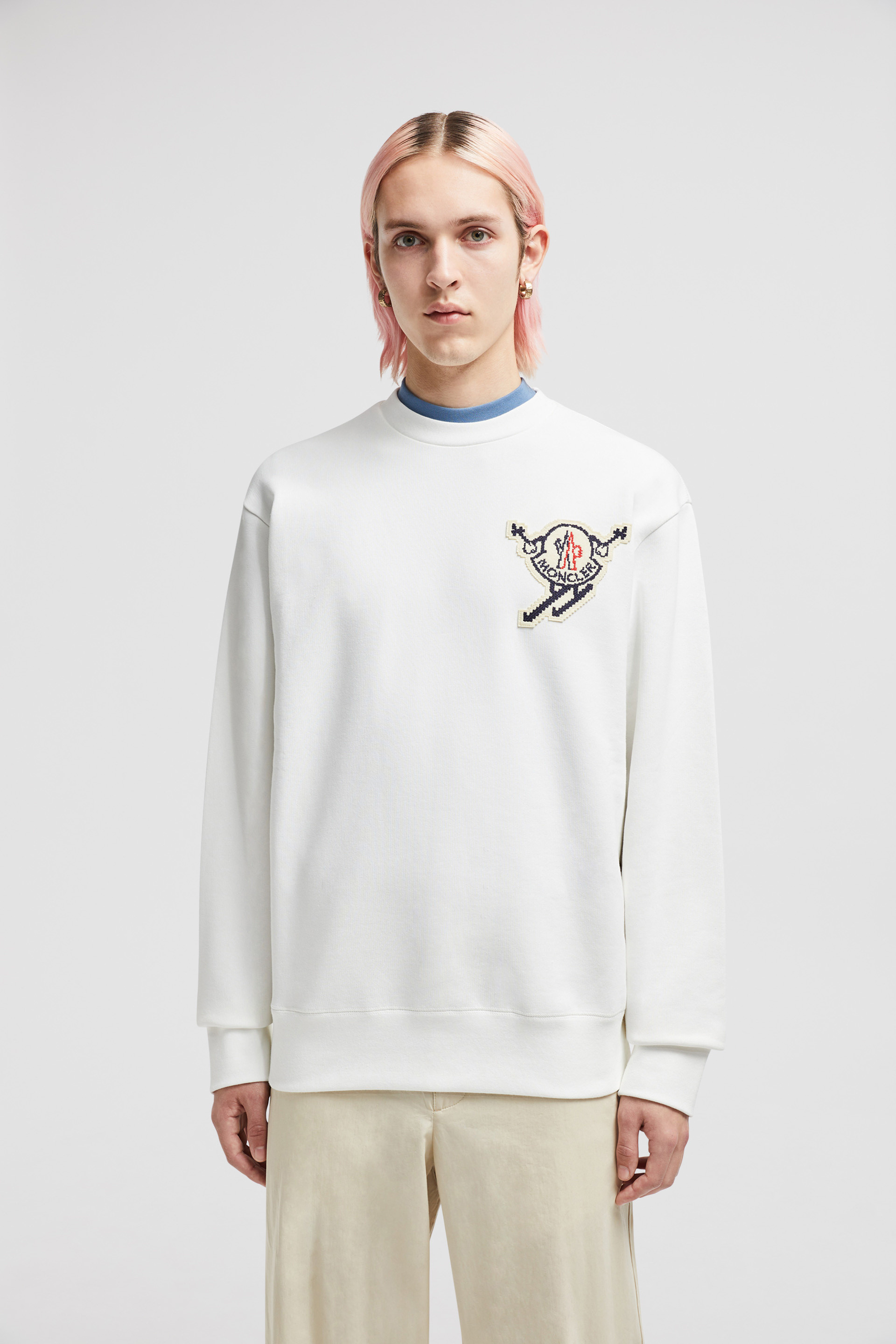 Sweatshirts Hoodies Crewneck Sweatshirts for Men Moncler US