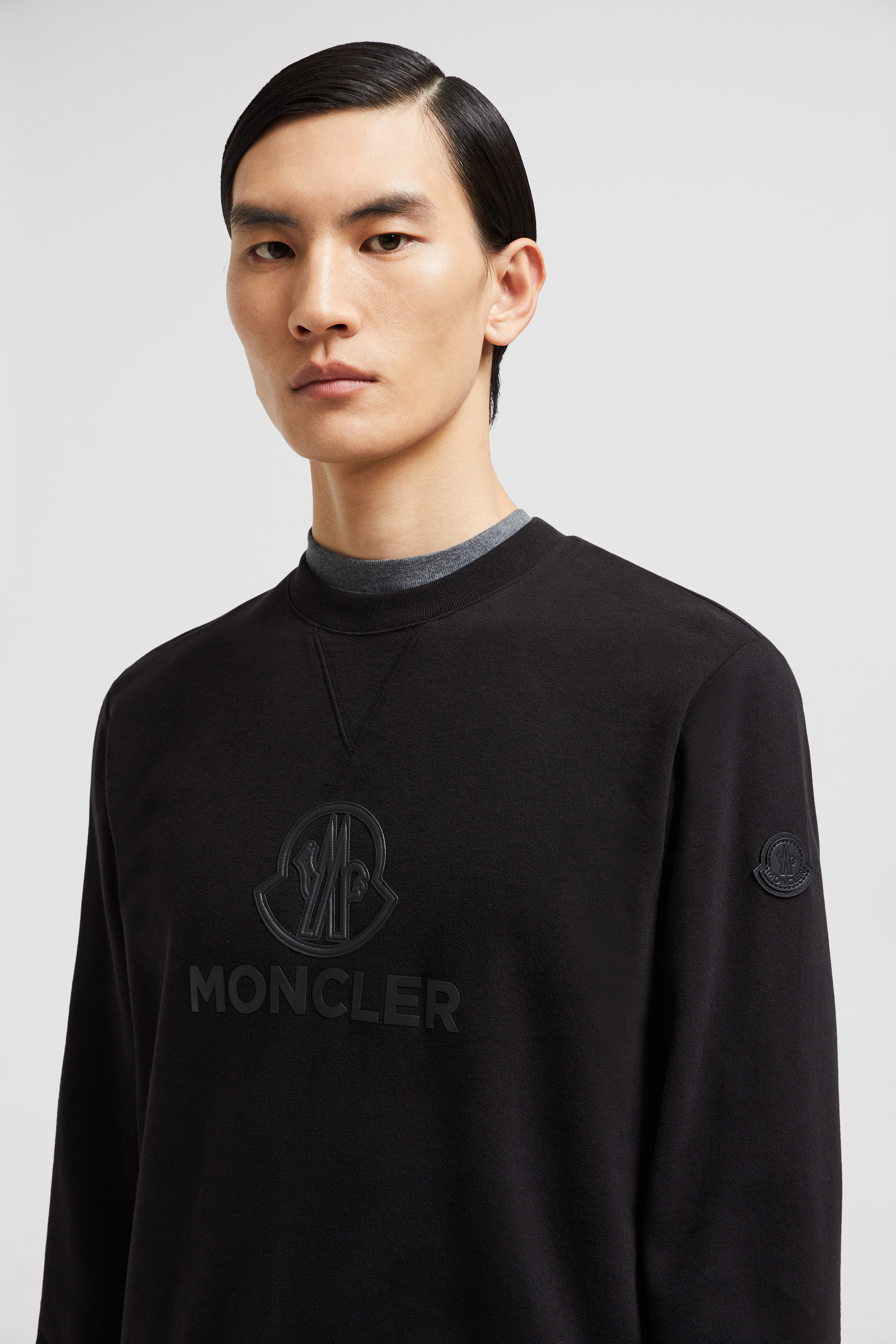 Moncler jumper big logo on sale