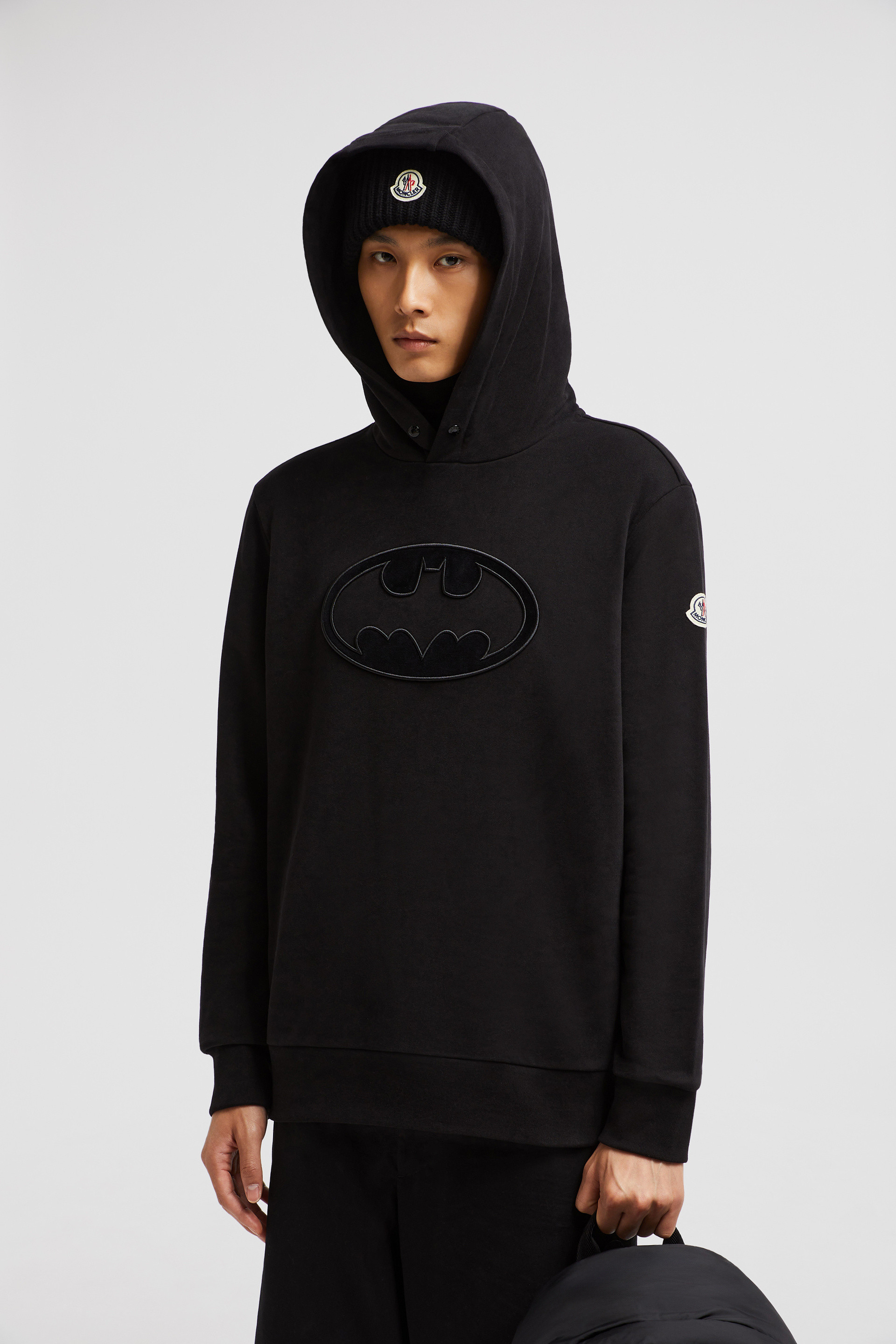 Black batman hoodie hotsell