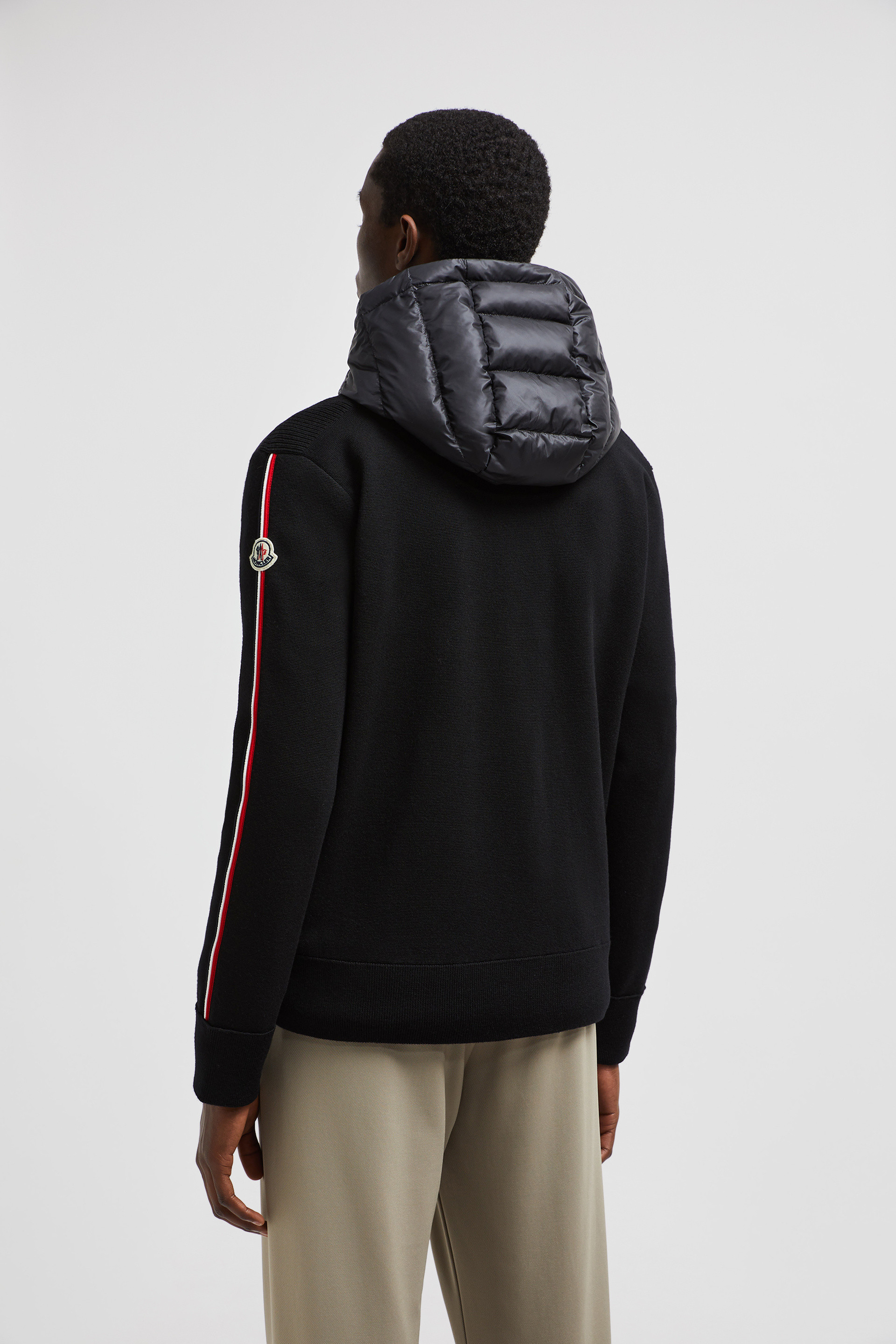 MONCLER Men s Padded Wool Hoodie