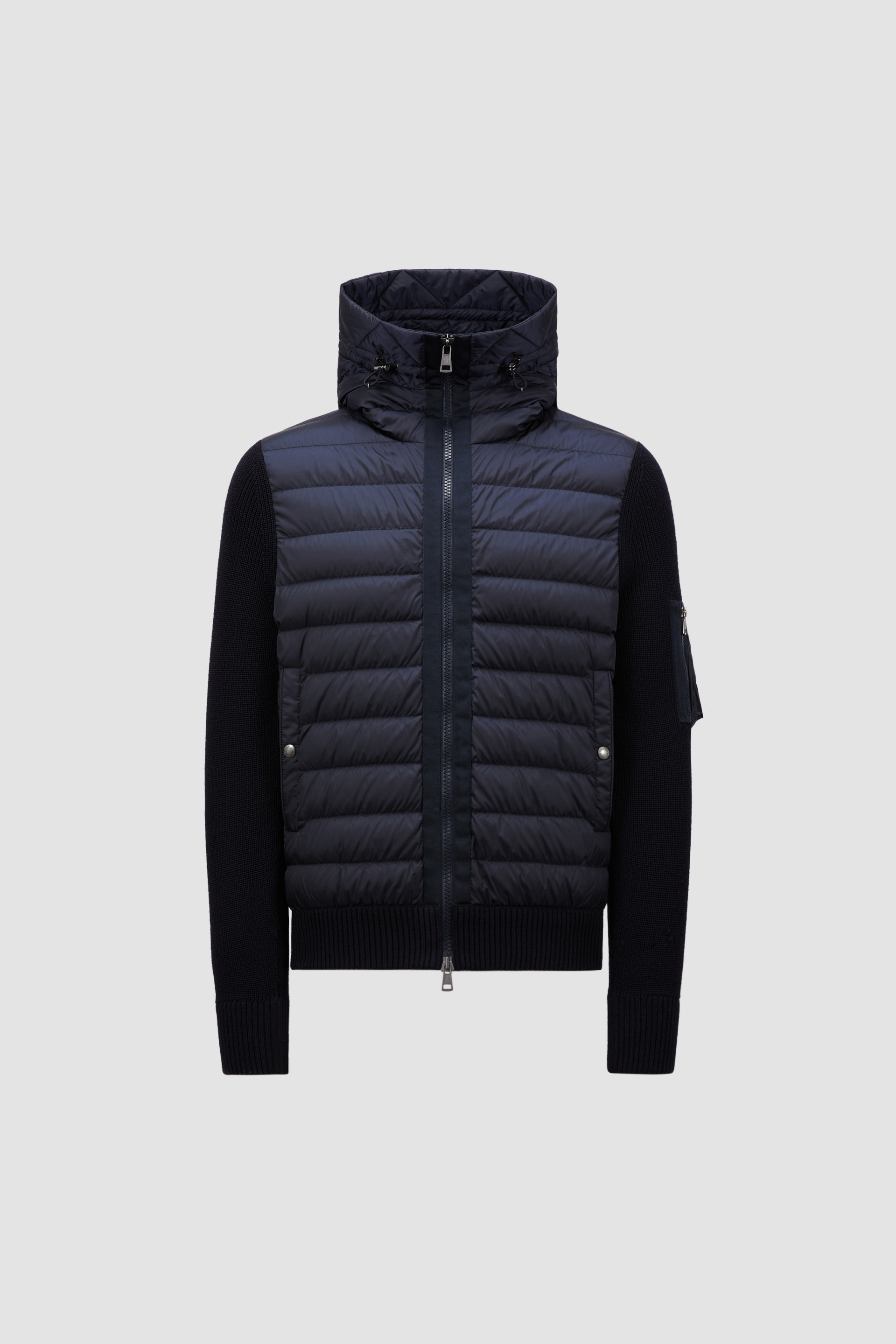 Moncler Men s Padded Wool Hoodie