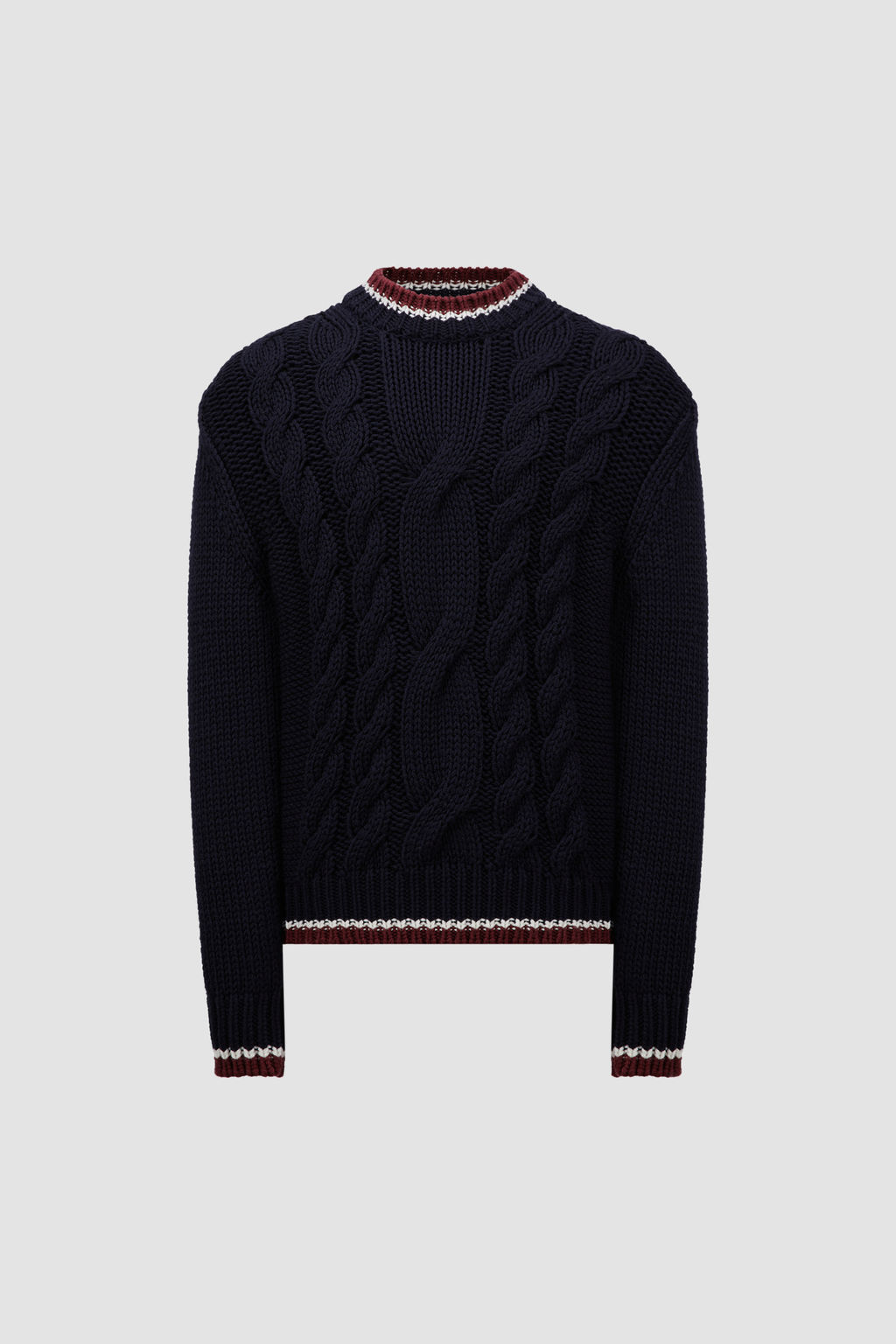 Night Blue Wool Jumper - Sweaters & Cardigans for Men | Moncler GB
