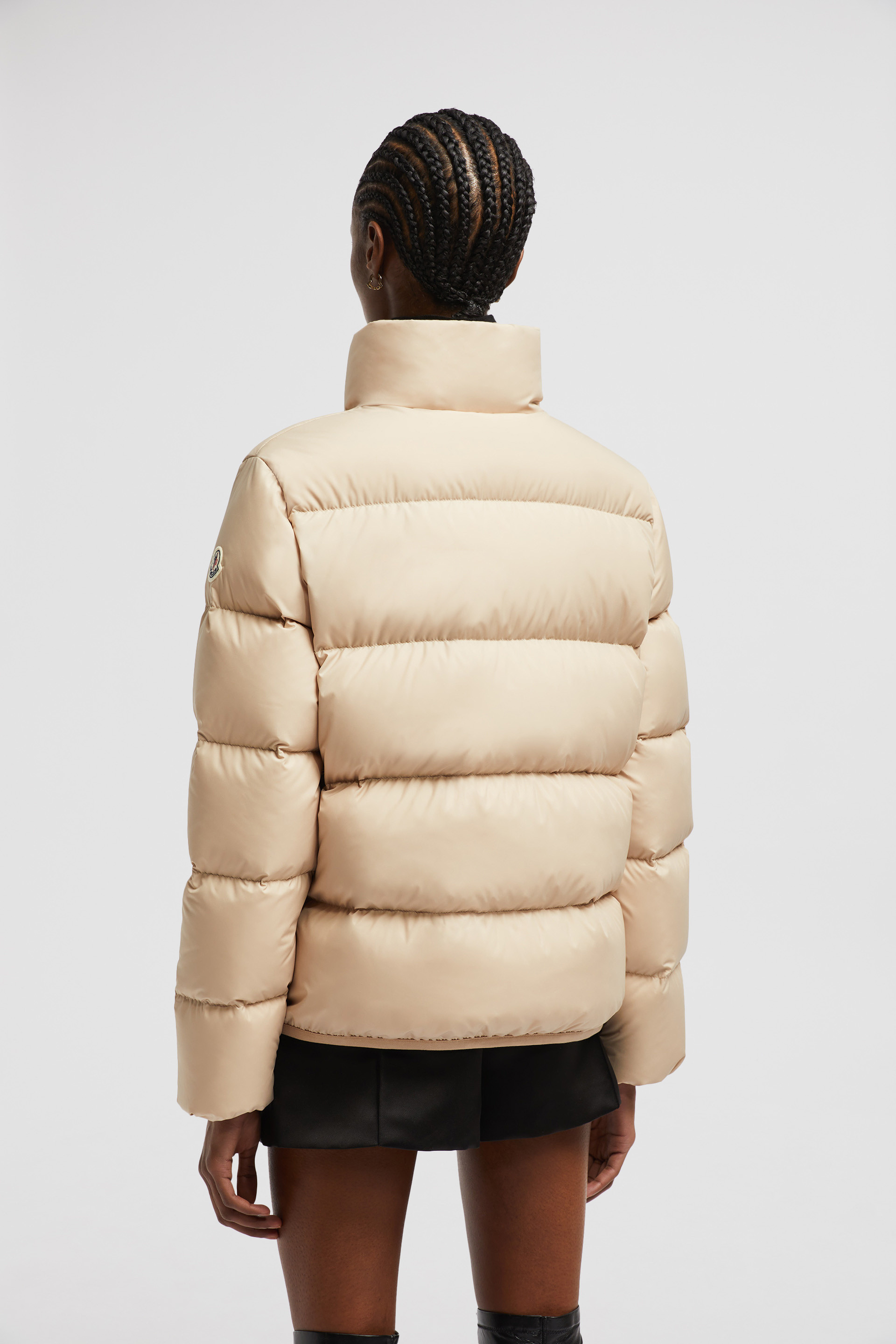 Beige Abbadia Short Down Jacket - Short Down Jackets for Beige Abbadia Short Down Jacket - Short Down Jackets for