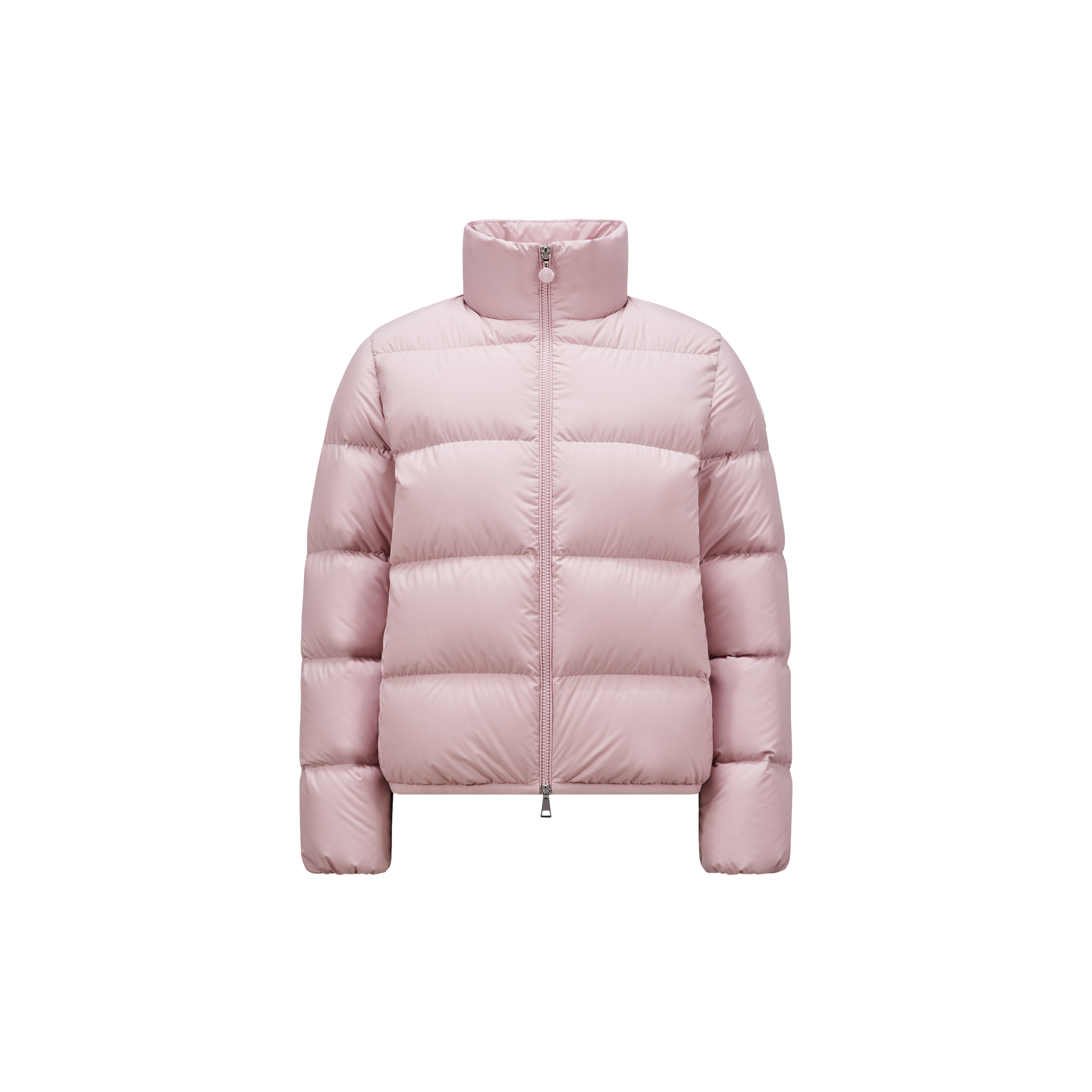 Shop Moncler Collection Doudoune Courte Abbadia In Pink