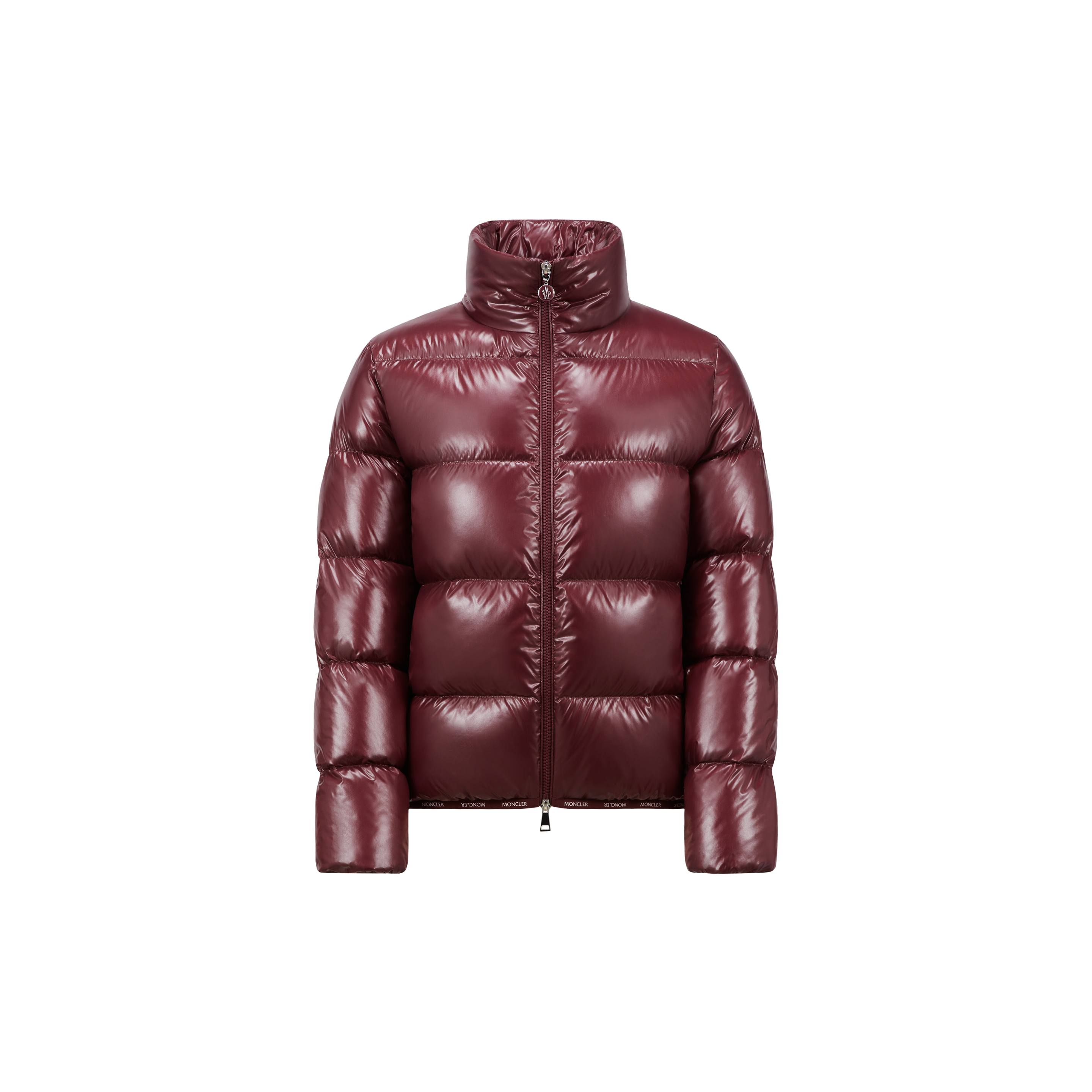 Shop Moncler Collection Doudoune Courte Abbadia In Red