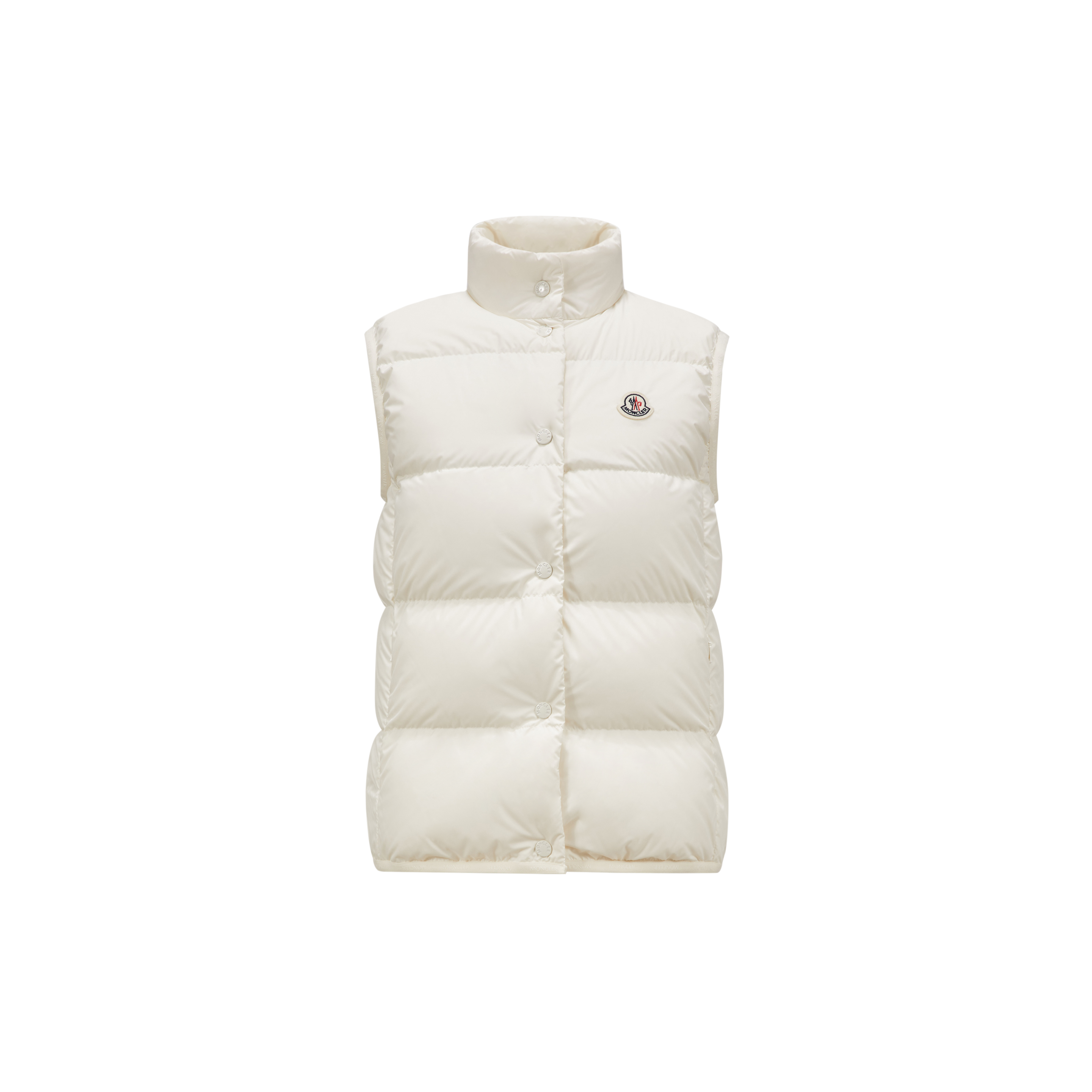 Shop Moncler Collection Doudoune Sans Manches Badia In White