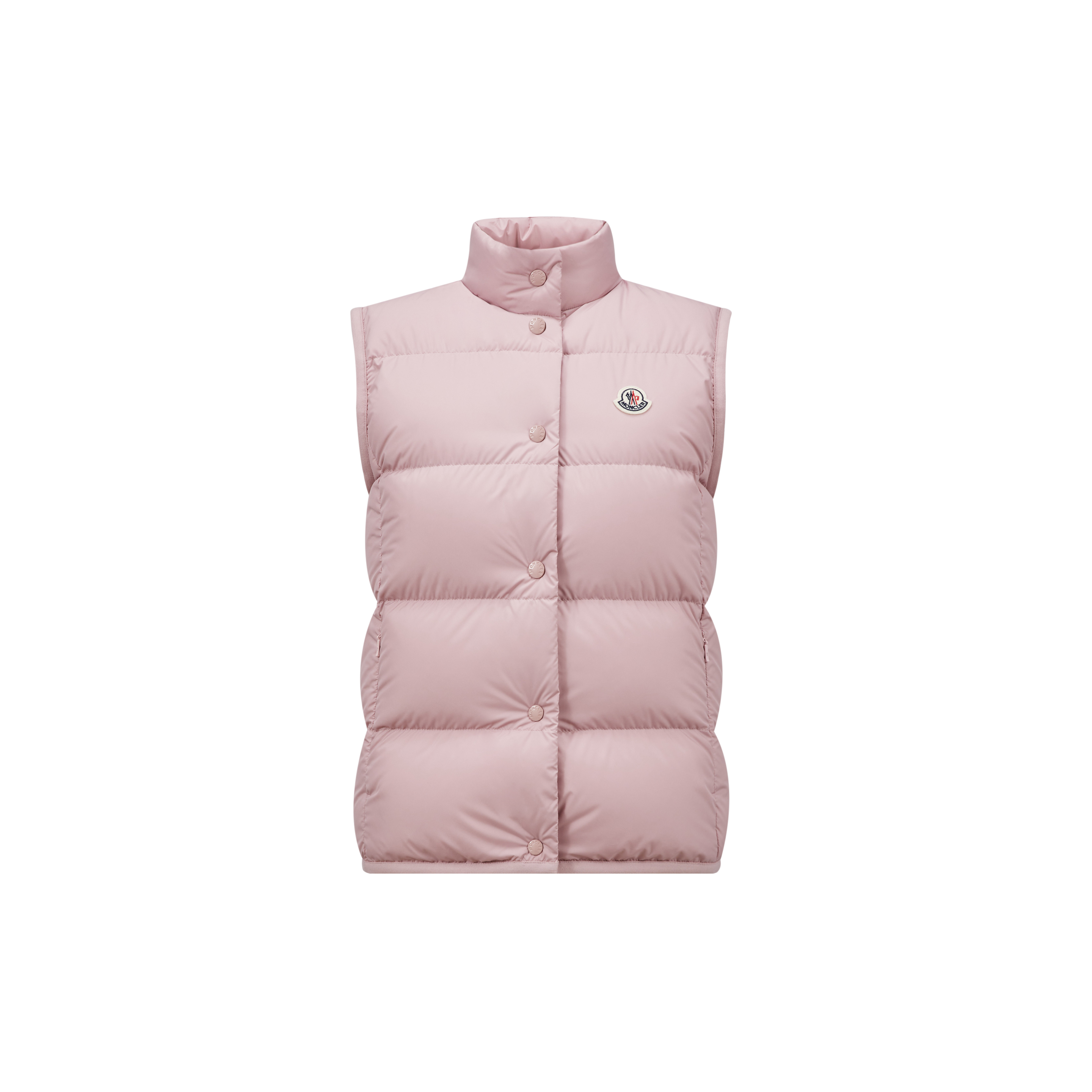 Shop Moncler Collection Doudoune Sans Manches Badia In Pink