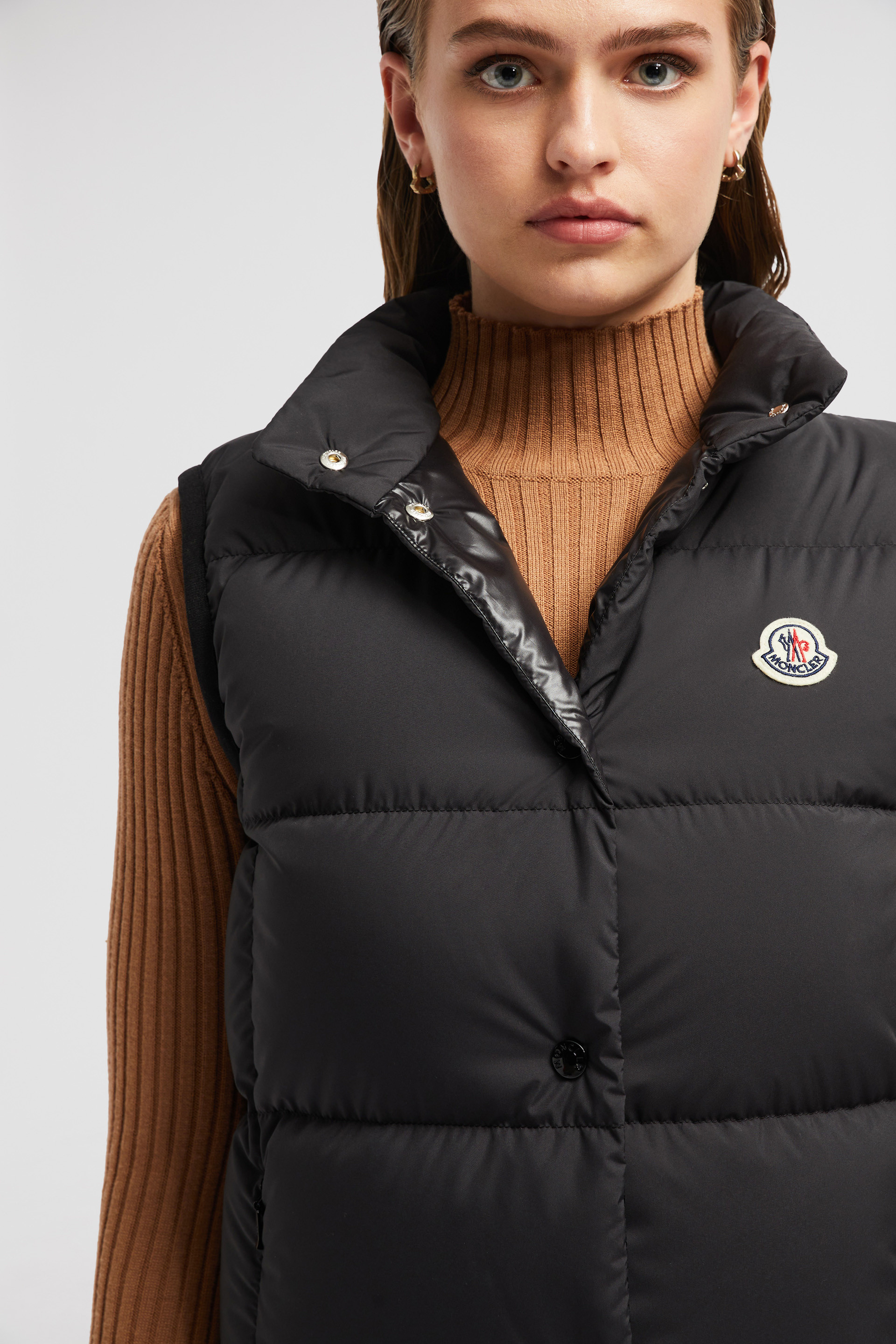 Doudoune sans manches Badia Noir Doudounes sans Manches Femme Moncler FR