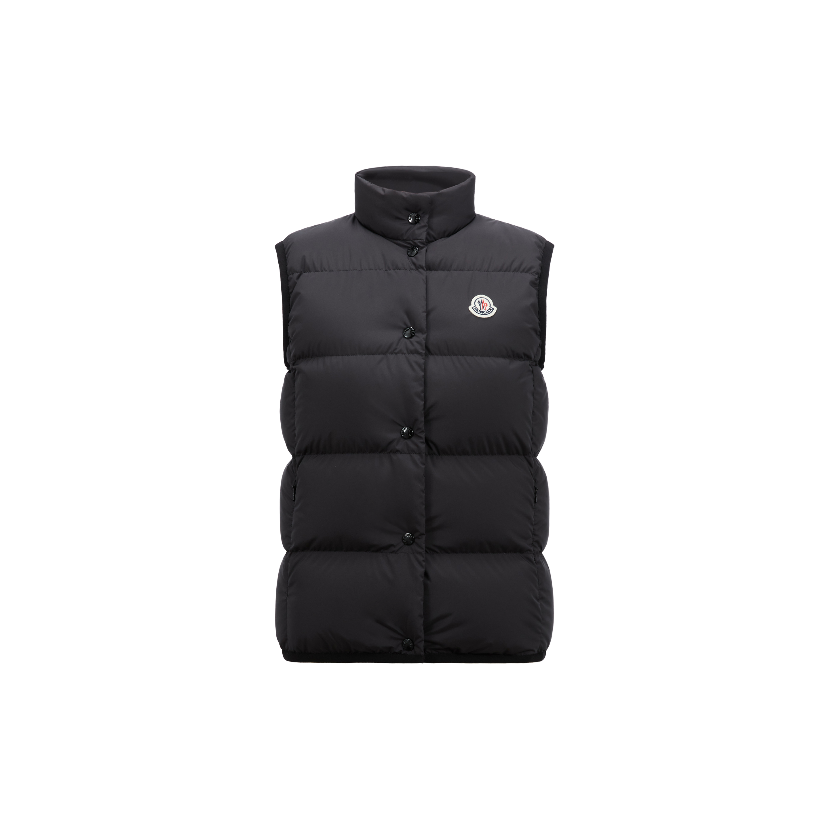 Shop Moncler Collection Badia Down Vest Black