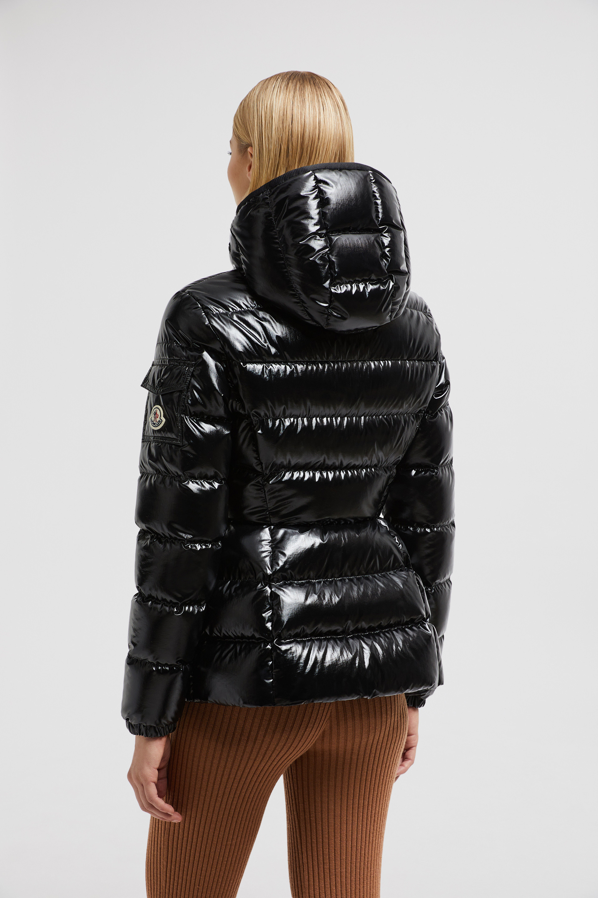 Moncler Black Barante Short Down Jacket