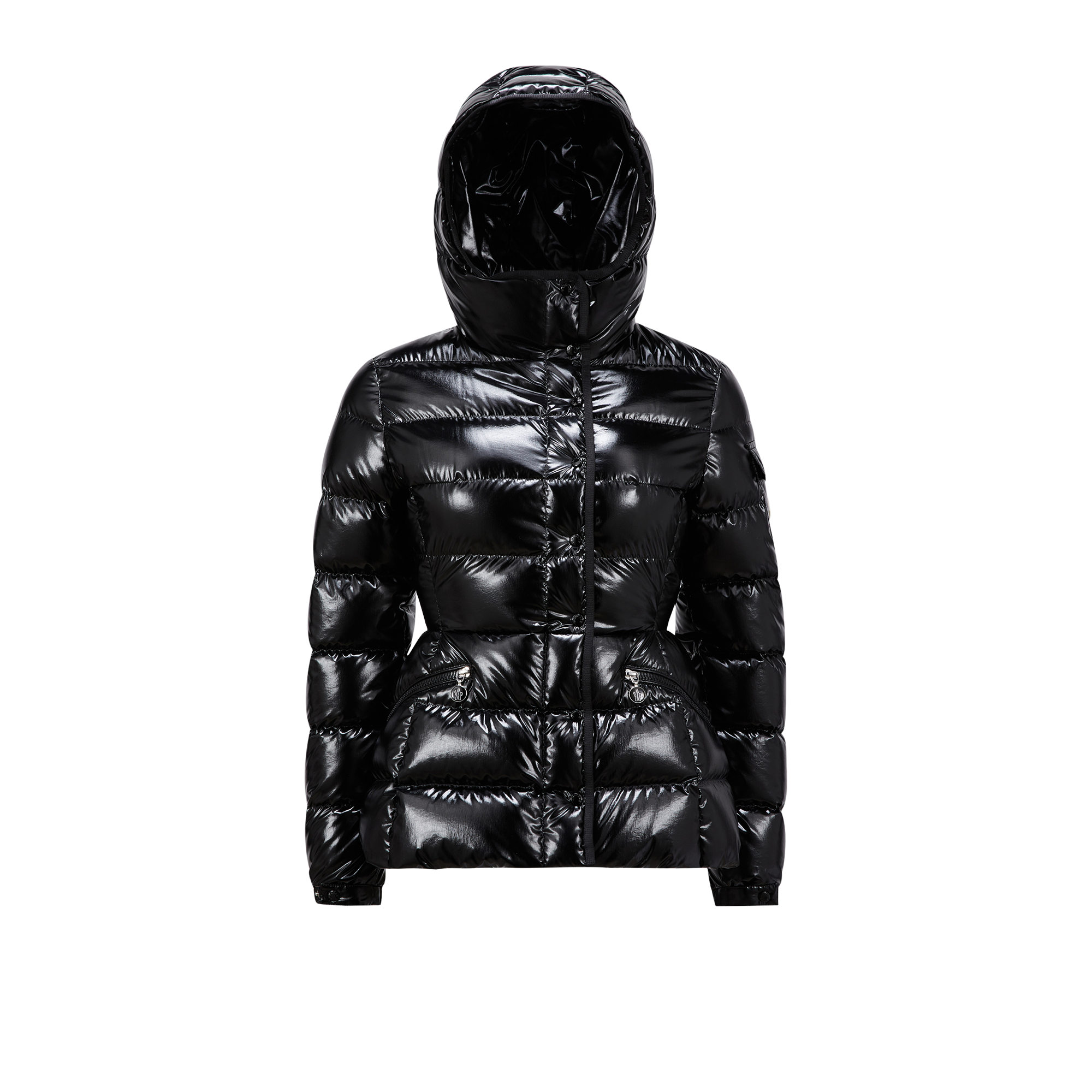 Moncler Barante Short Down Jacket Black In Black